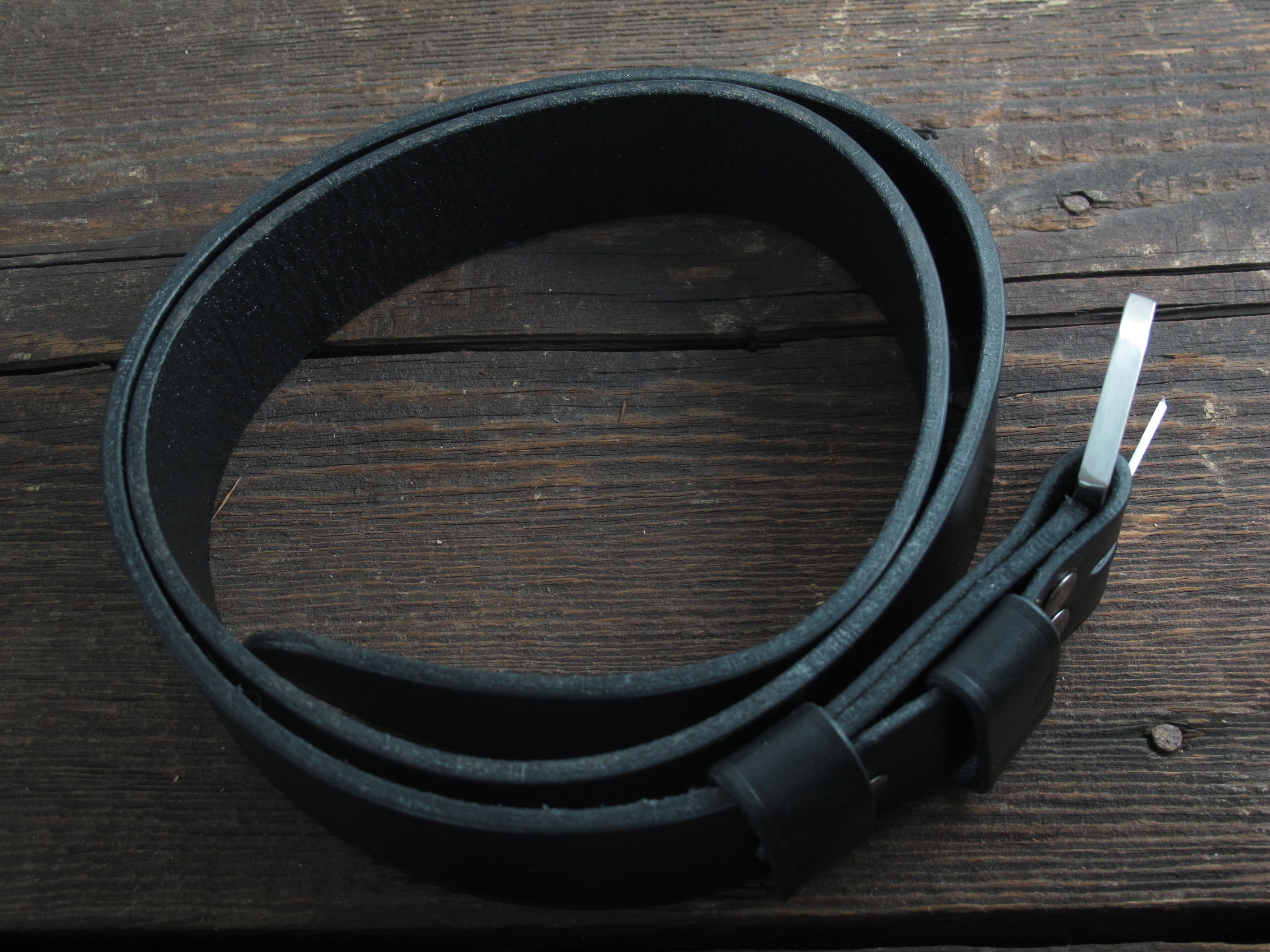 Handmade jeans belt with GPF style buckle - Image 7