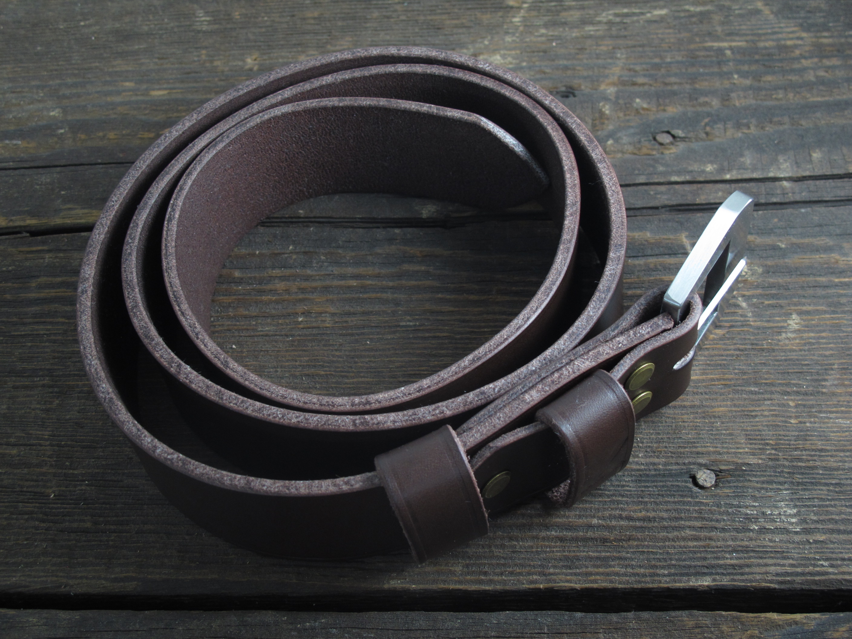 Handmade jeans belt with GPF style buckle - Image 10