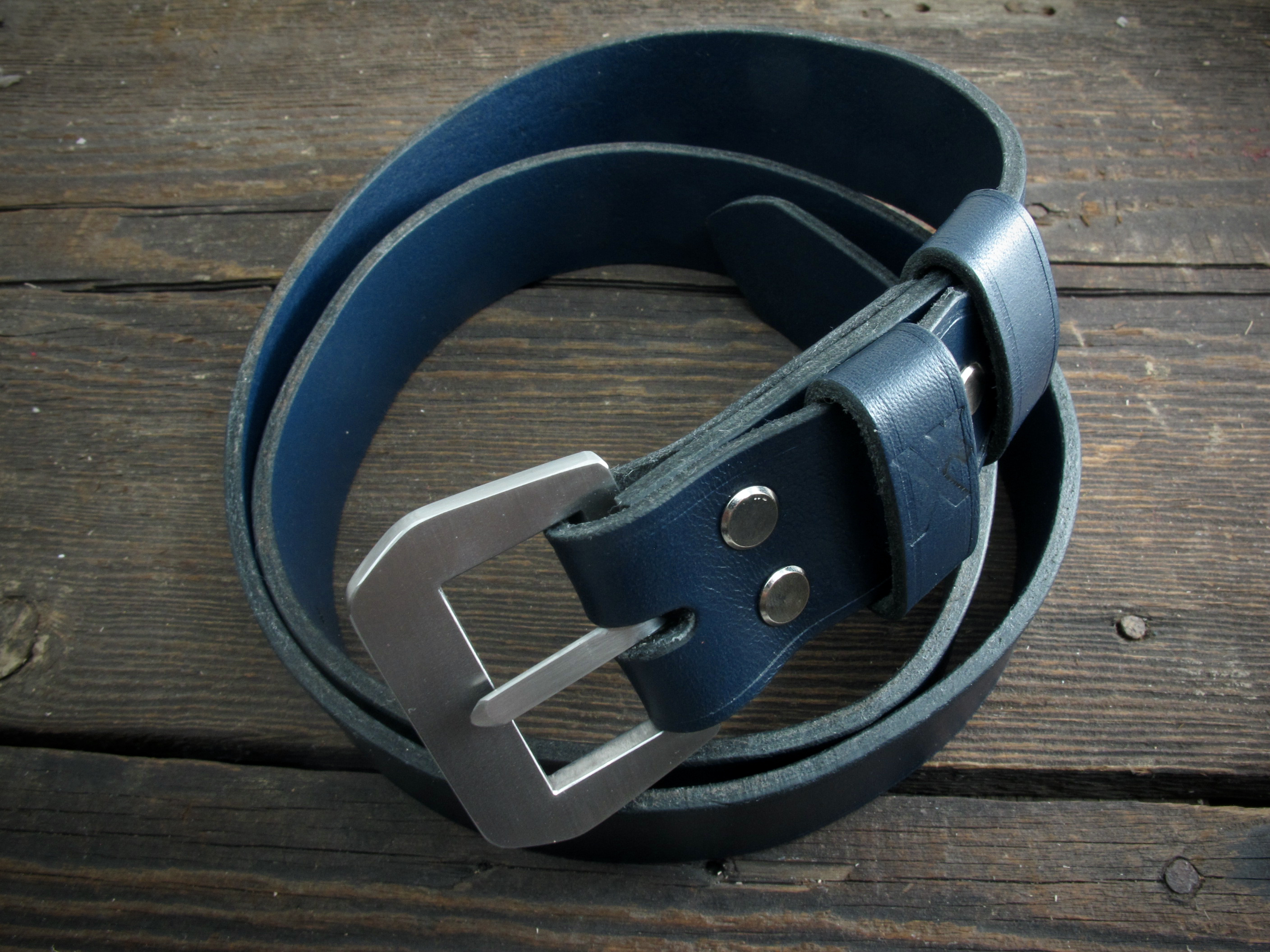 Handmade jeans belt with GPF style buckle - Image 12