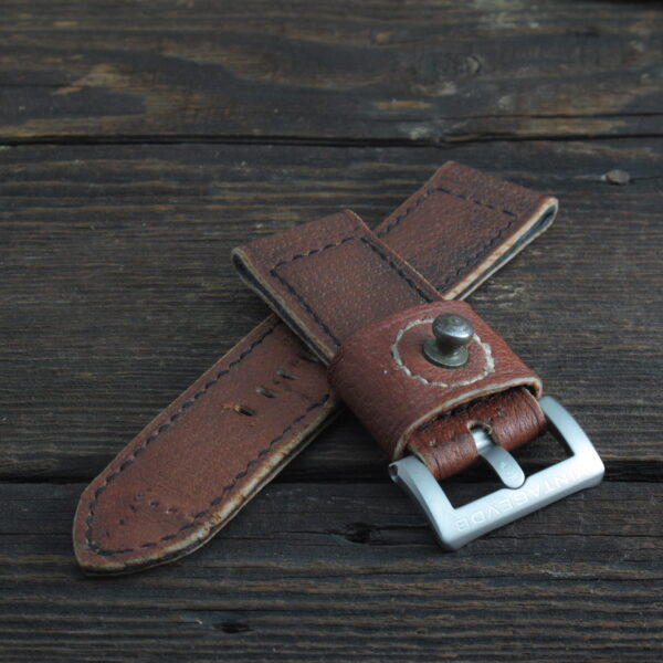 "Ammo II" handmade leather strap