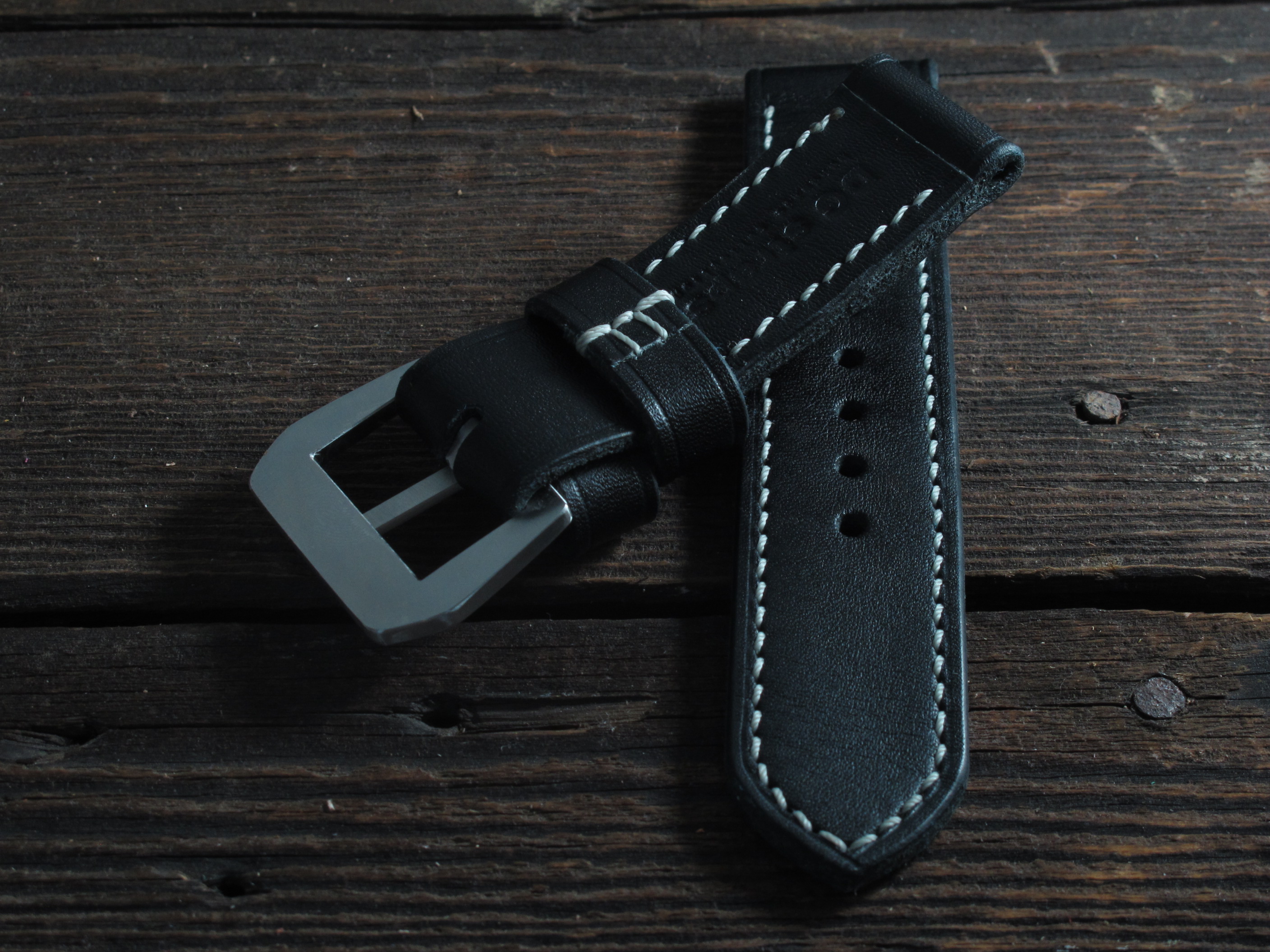 "Nero III" handmade leather strap - Image 5