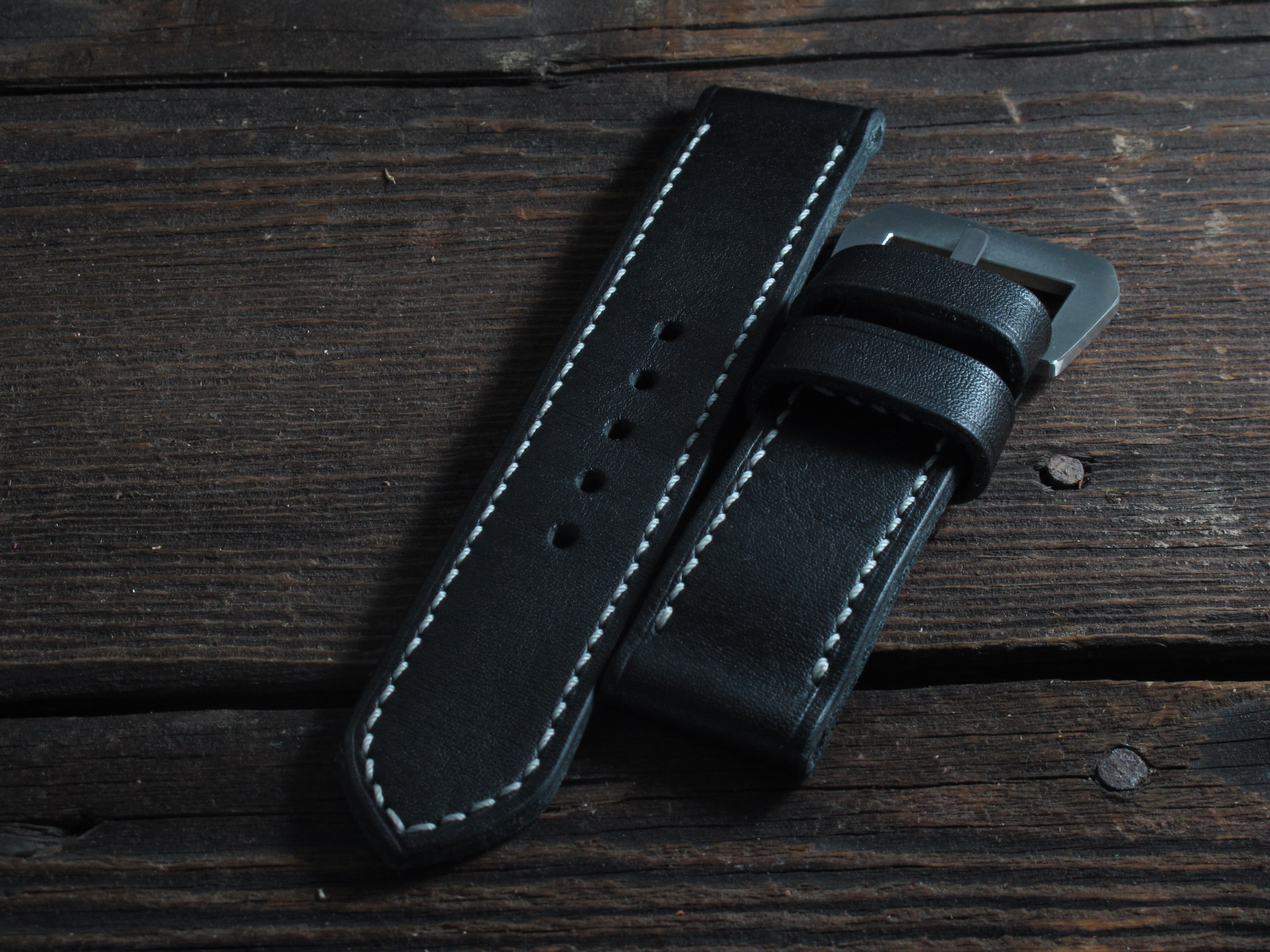 "Nero III" handmade leather strap - Image 4