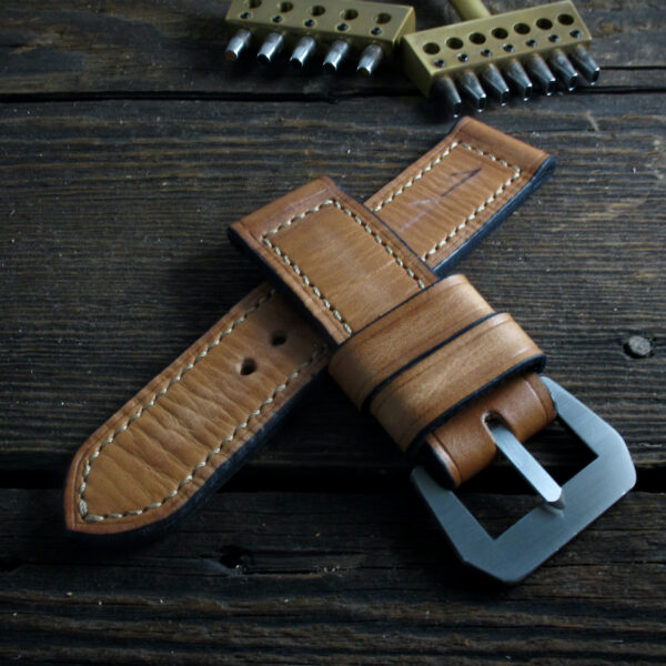 "Uno" handmade leather strap