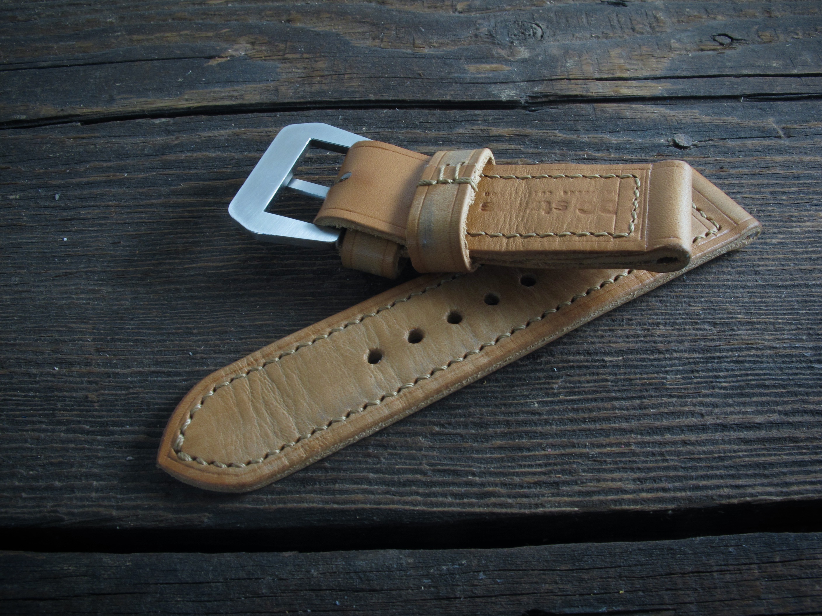 "74" handmade leather strap - Image 6