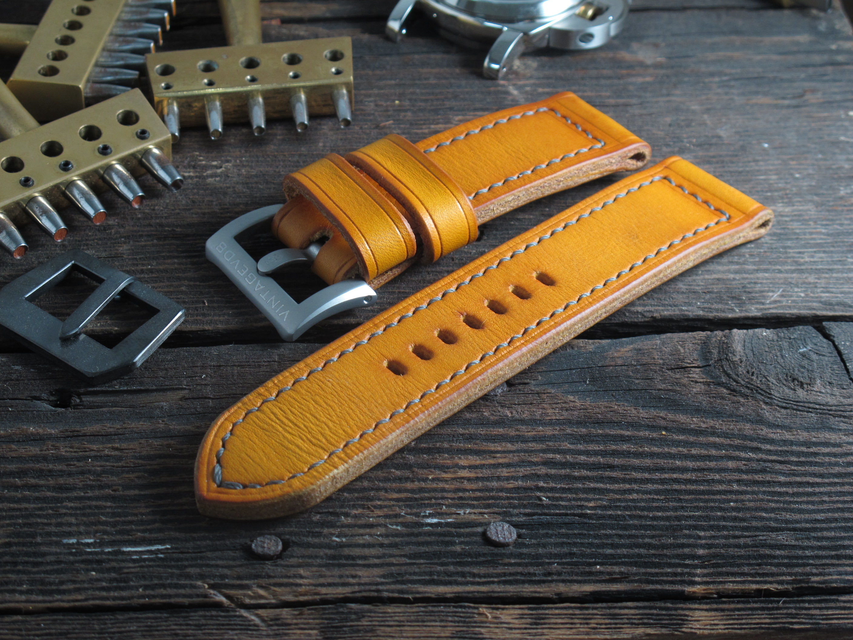 "M.Y.II" handmade leather strap - Image 2