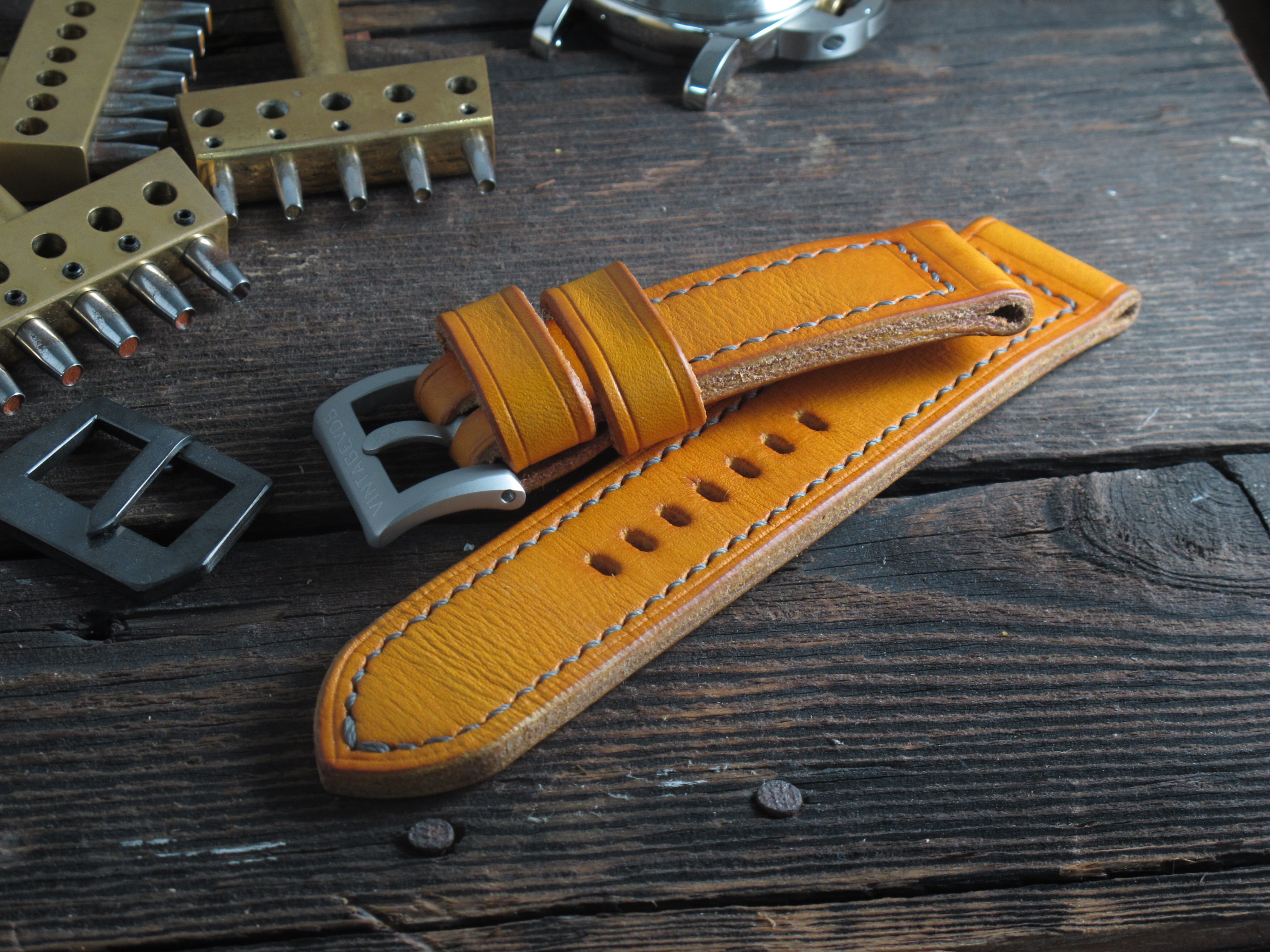 "M.Y.II" handmade leather strap - Image 3