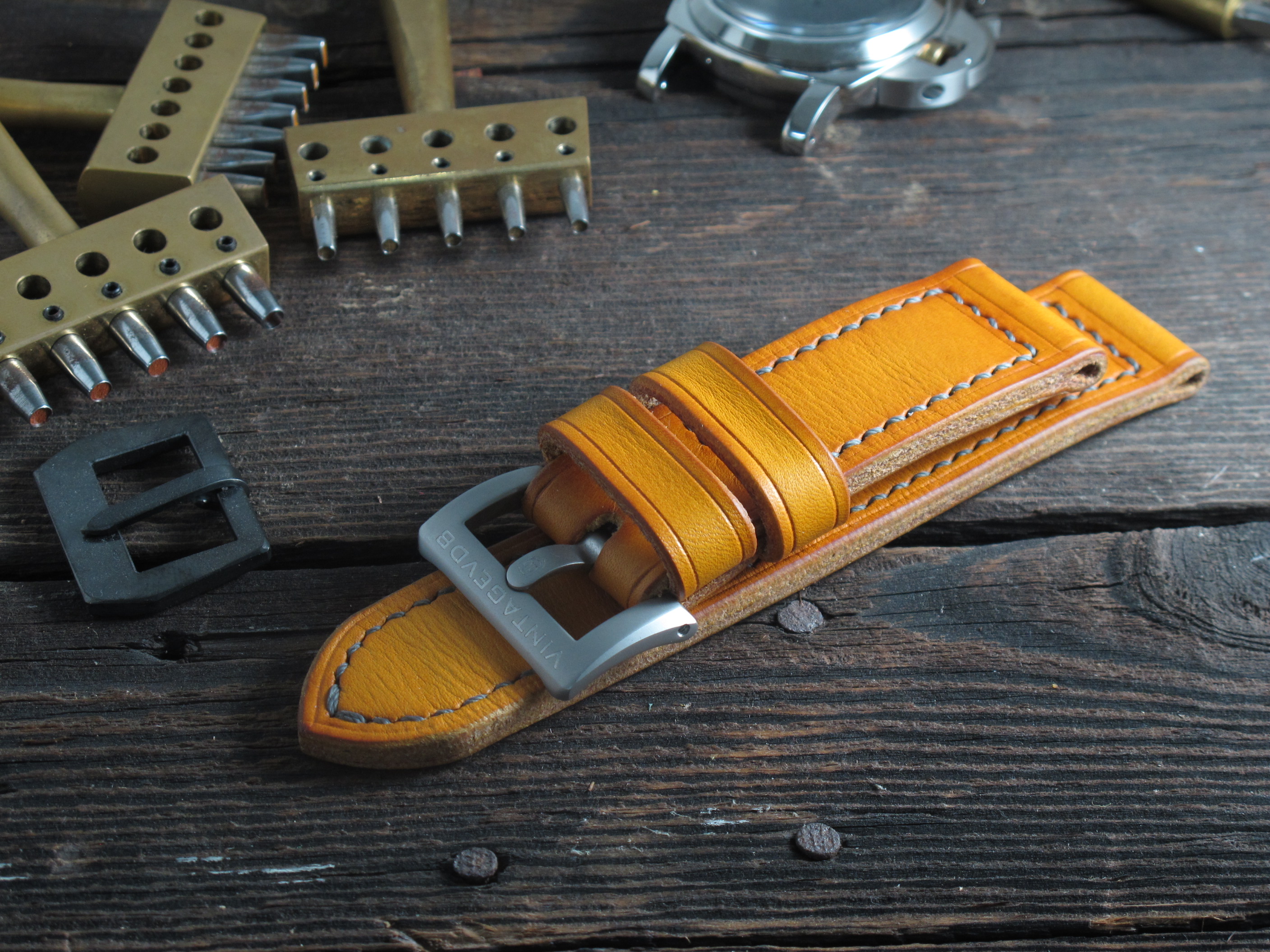 "M.Y.II" handmade leather strap - Image 4