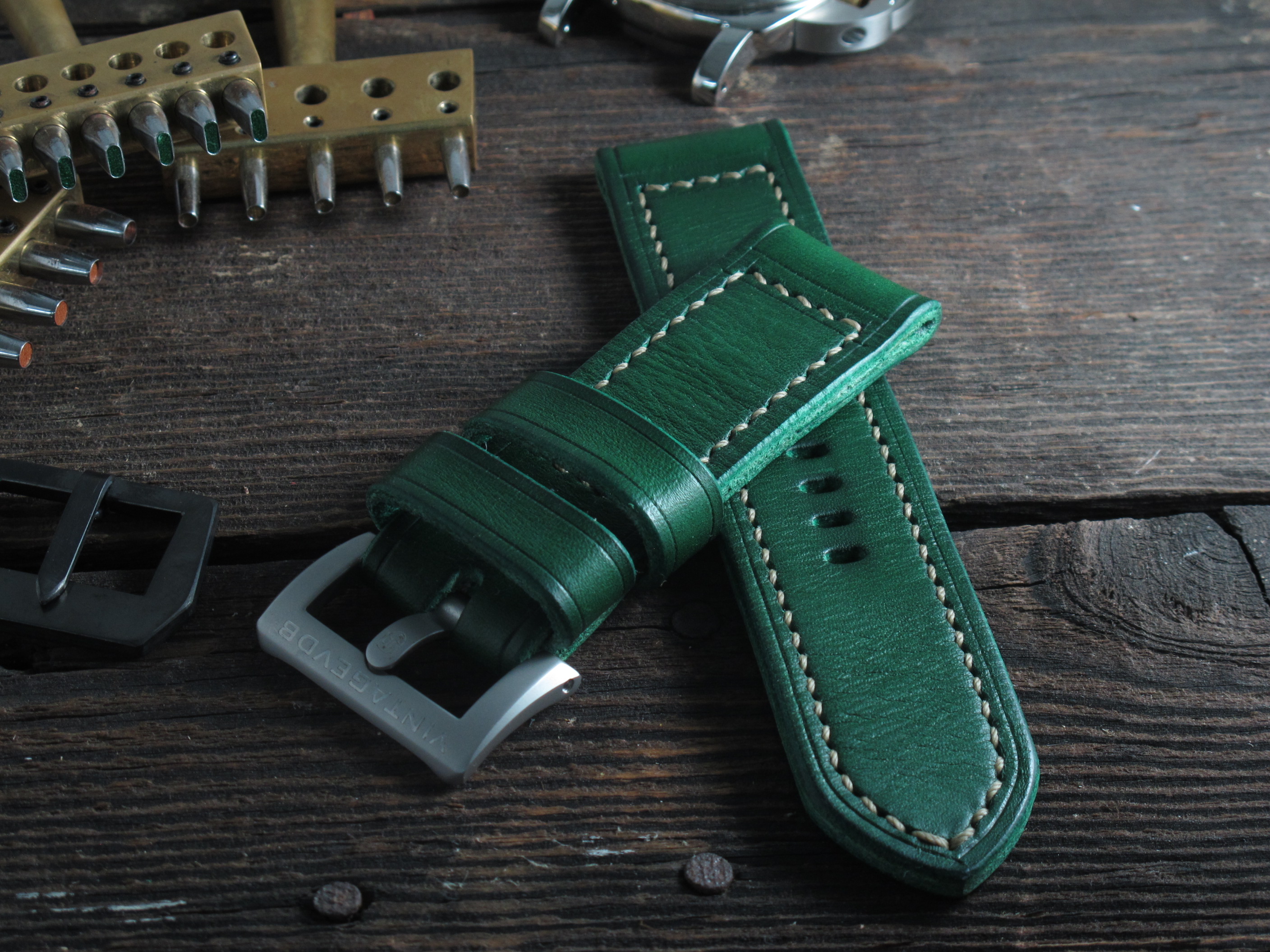 "Foresta" handmade leather strap - Image 3