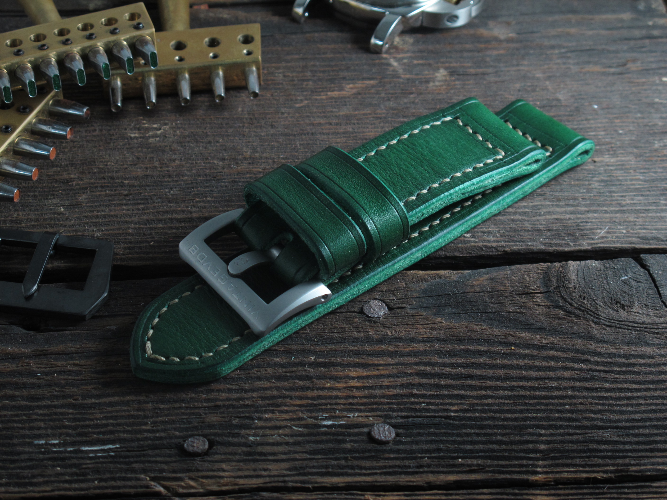 "Foresta" handmade leather strap - Image 4