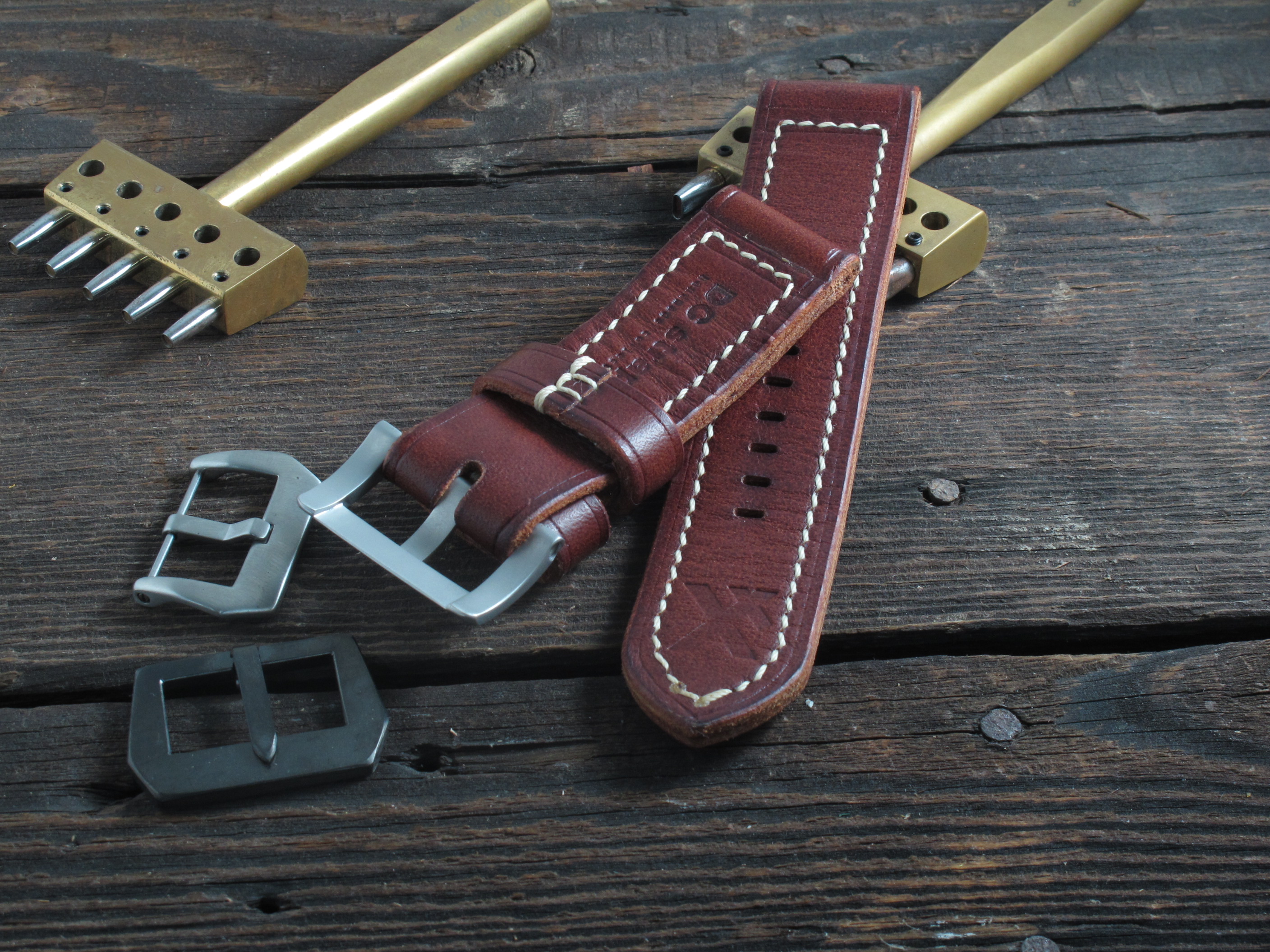 "M.B.23" handmade leather strap - Image 6