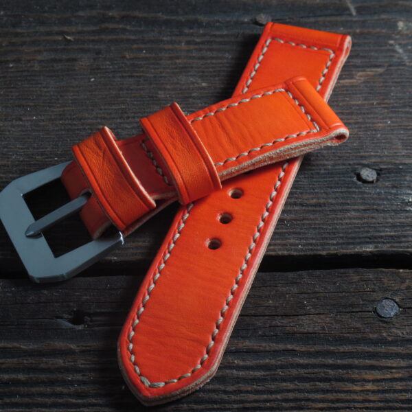 "Aragosta" handmade leather strap