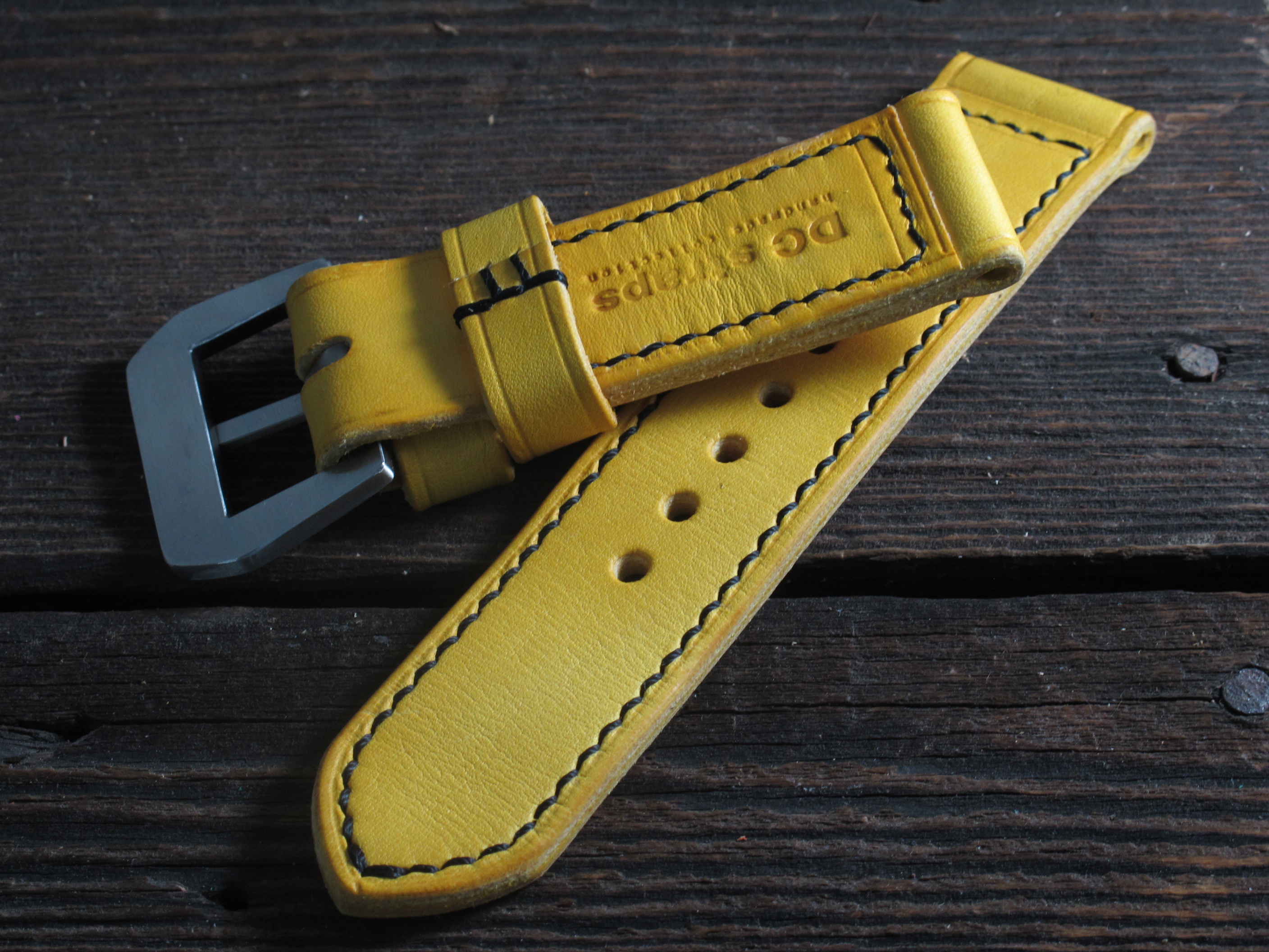 "Limone" handmade leather strap - Image 5