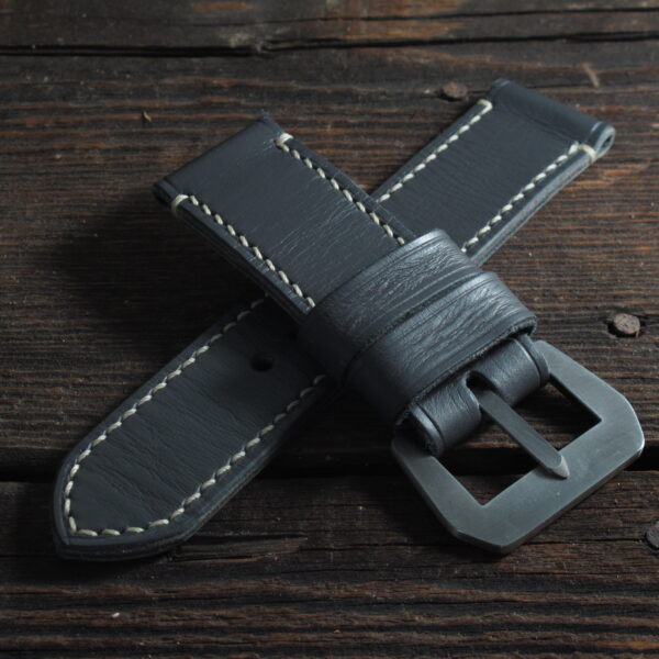 "Grafite" handmade leather strap