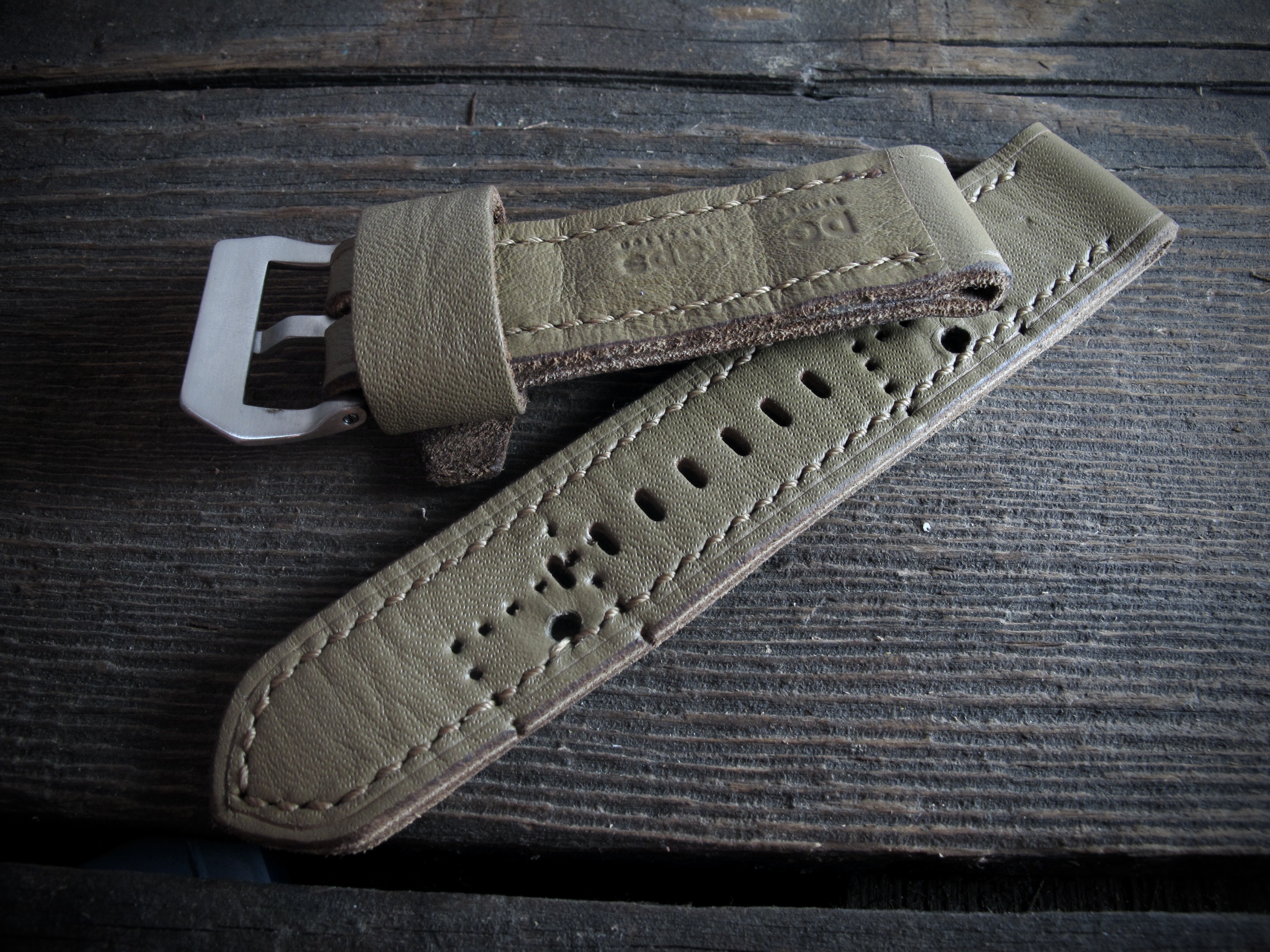 "M.A.T-01" handmade french ammo leather strap - Image 4