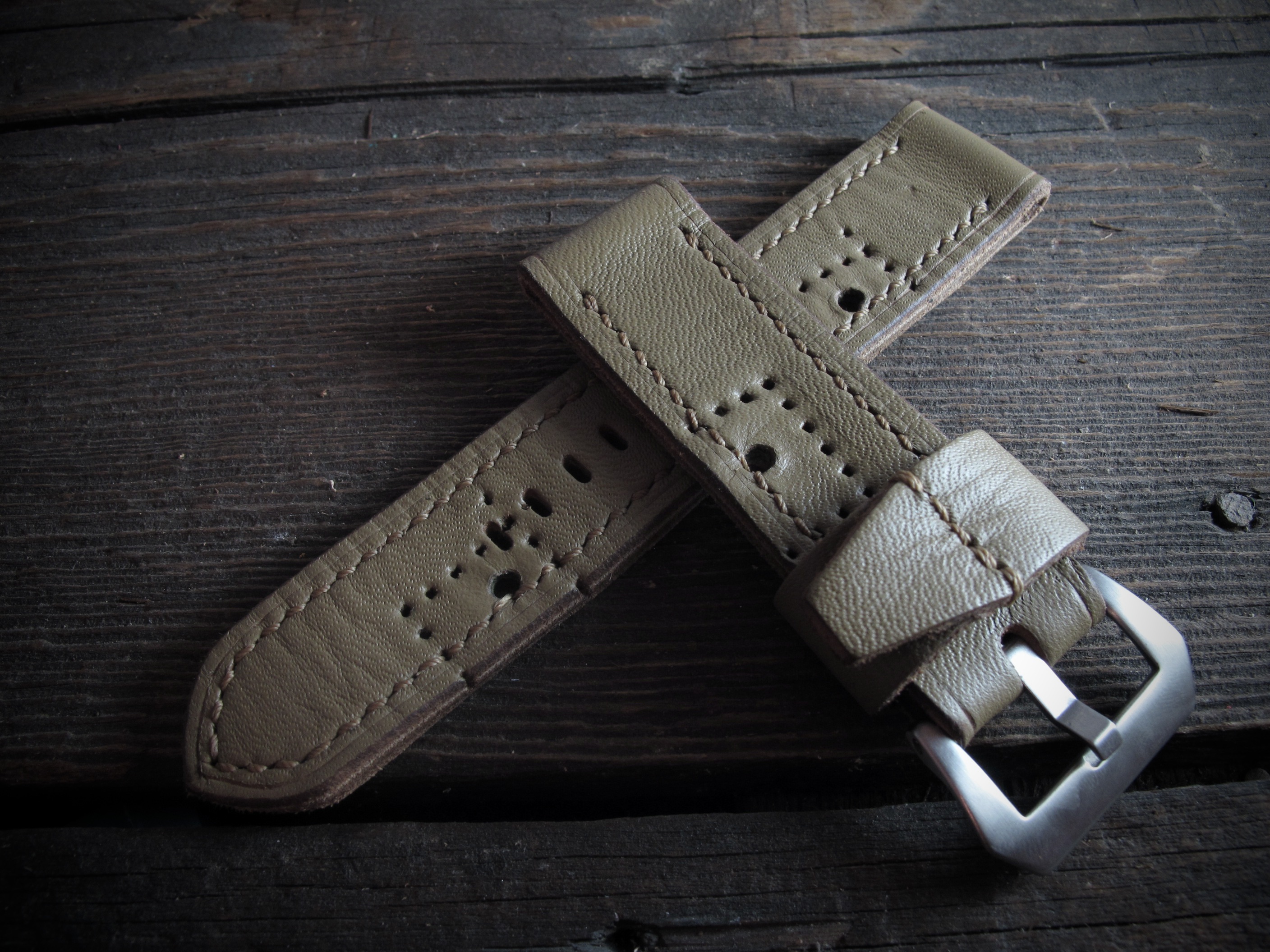 "M.A.T-01" handmade french ammo leather strap - Image 2