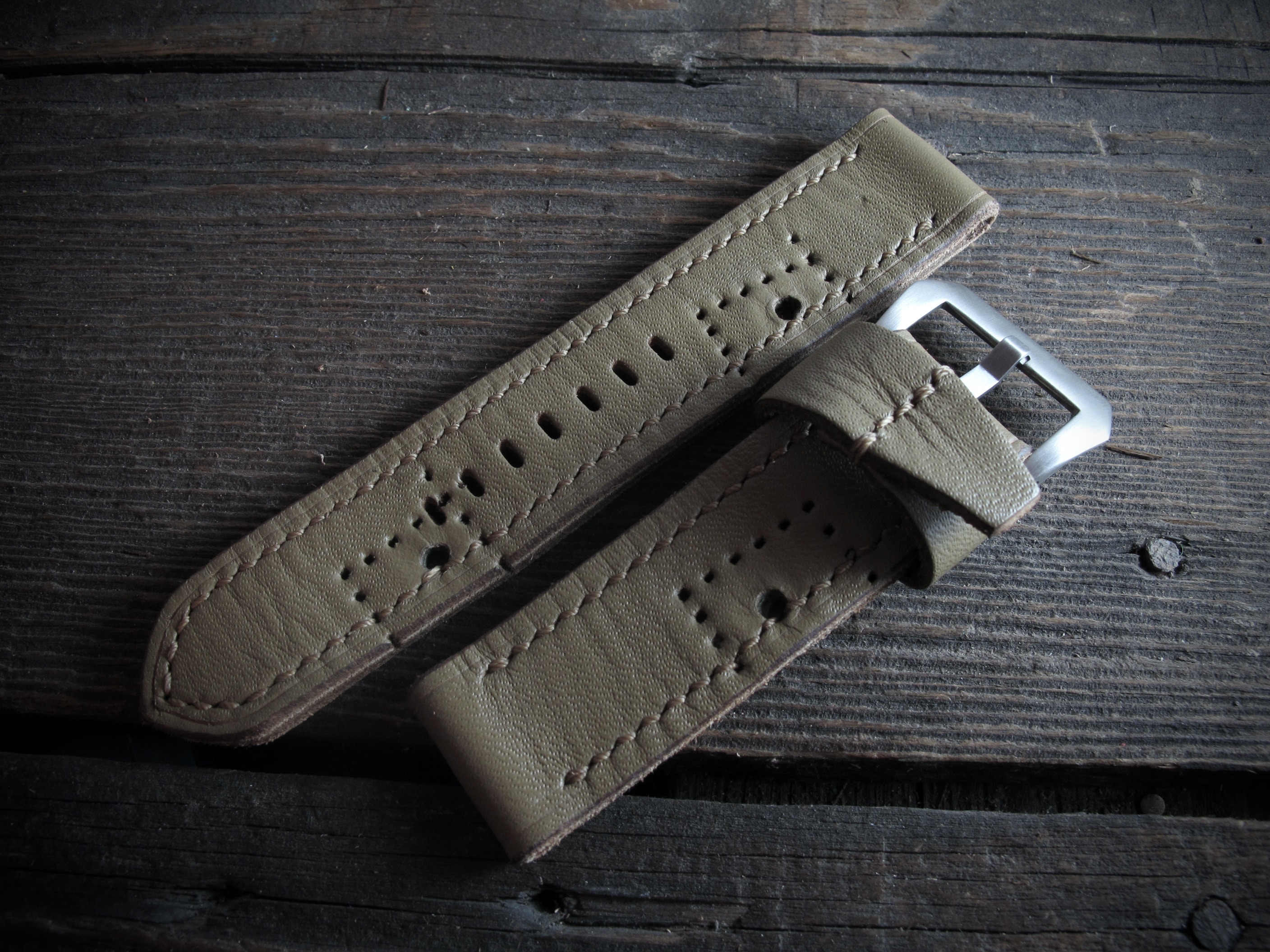 "M.A.T-01" handmade french ammo leather strap - Image 5