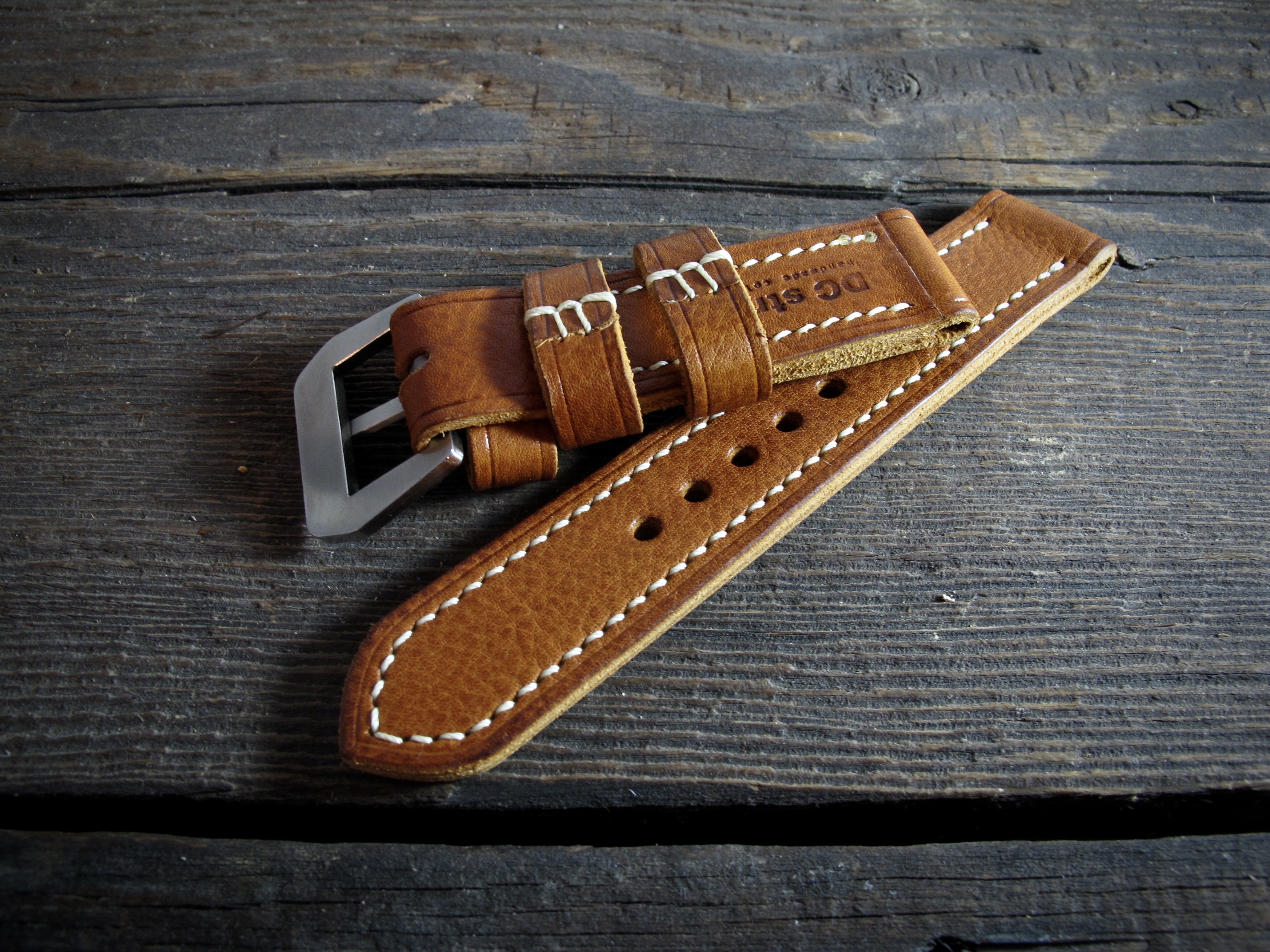 "Pumpkin II" handmade leather strap - Image 4