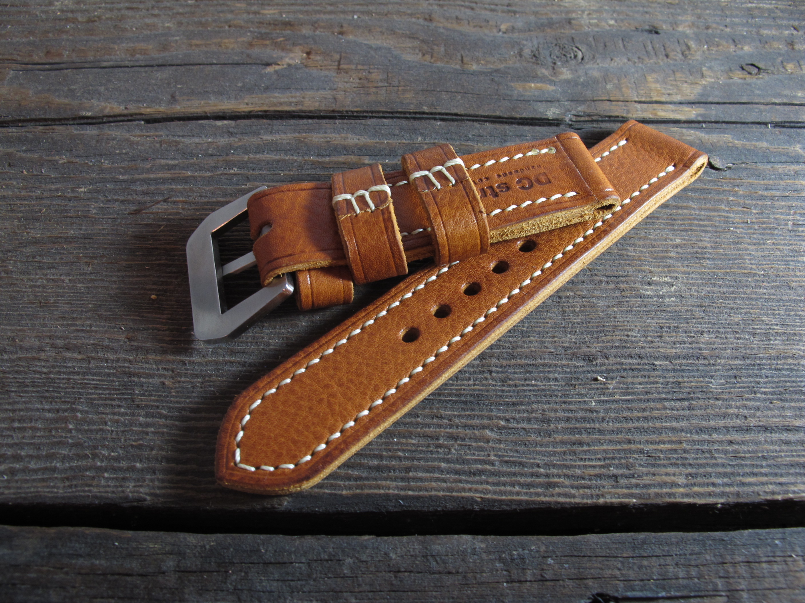 "Pumpkin II" handmade leather strap - Image 5