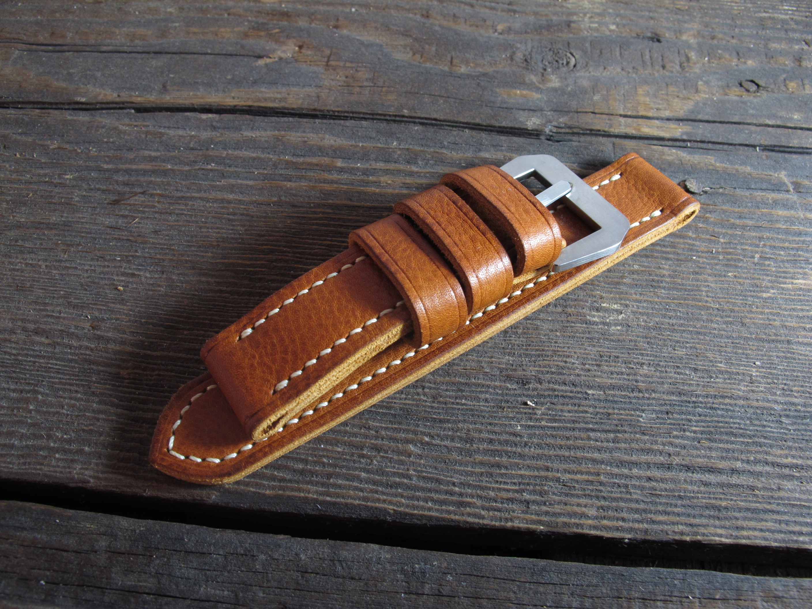 "Pumpkin II" handmade leather strap - Image 4