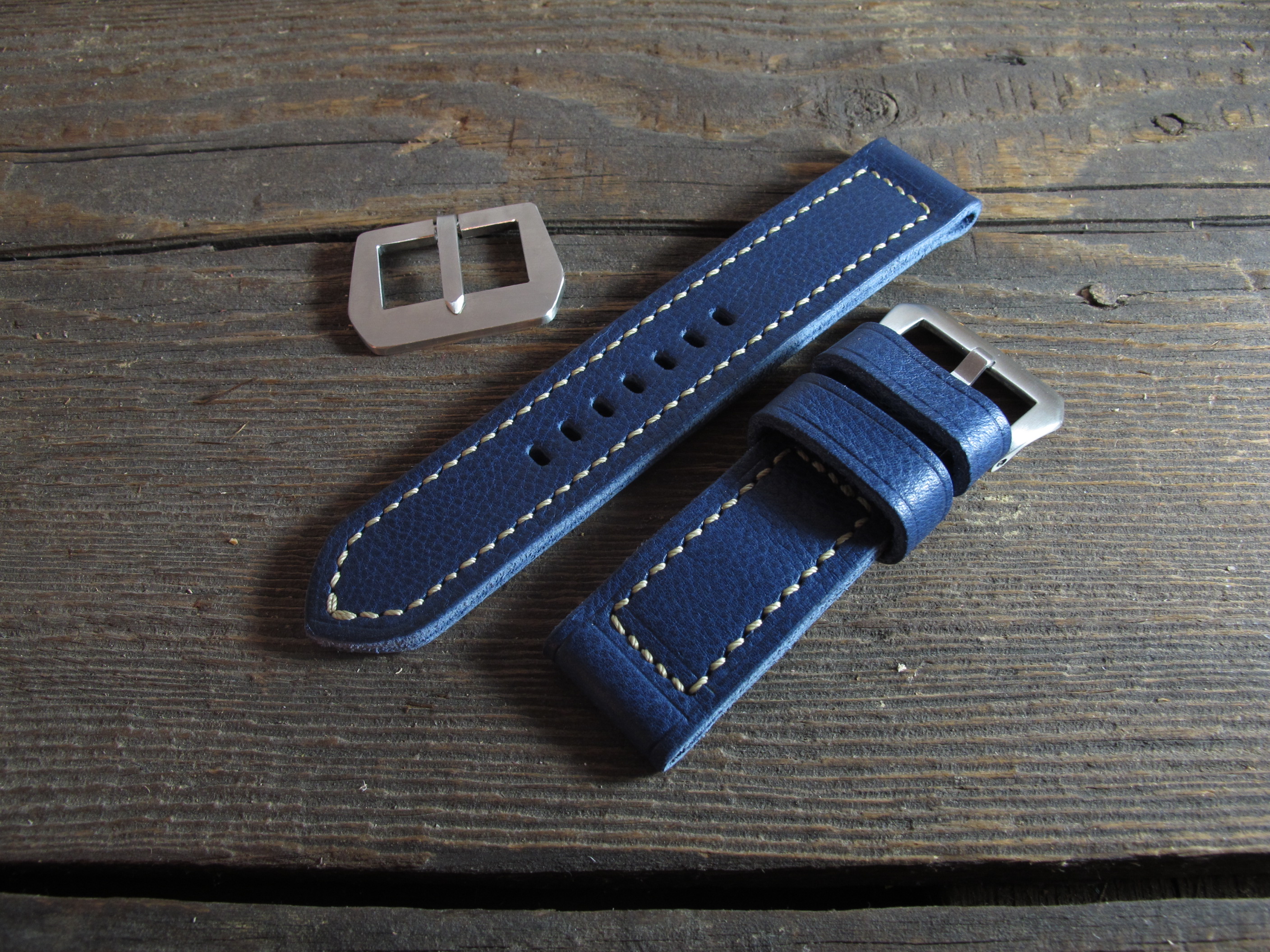 "DB 3" handmade leather strap - Image 3