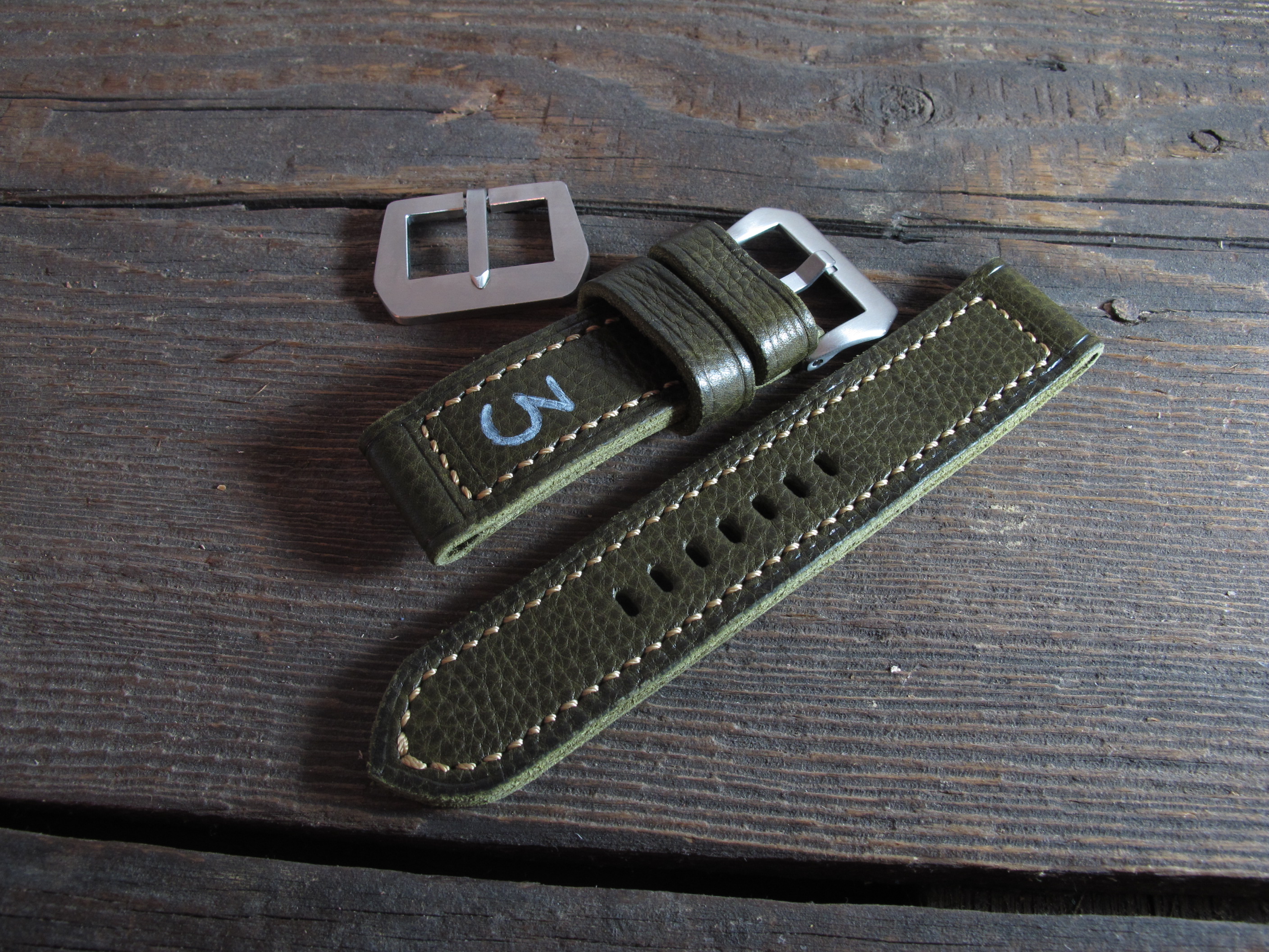"T3 v.3" handmade leather strap - Image 5