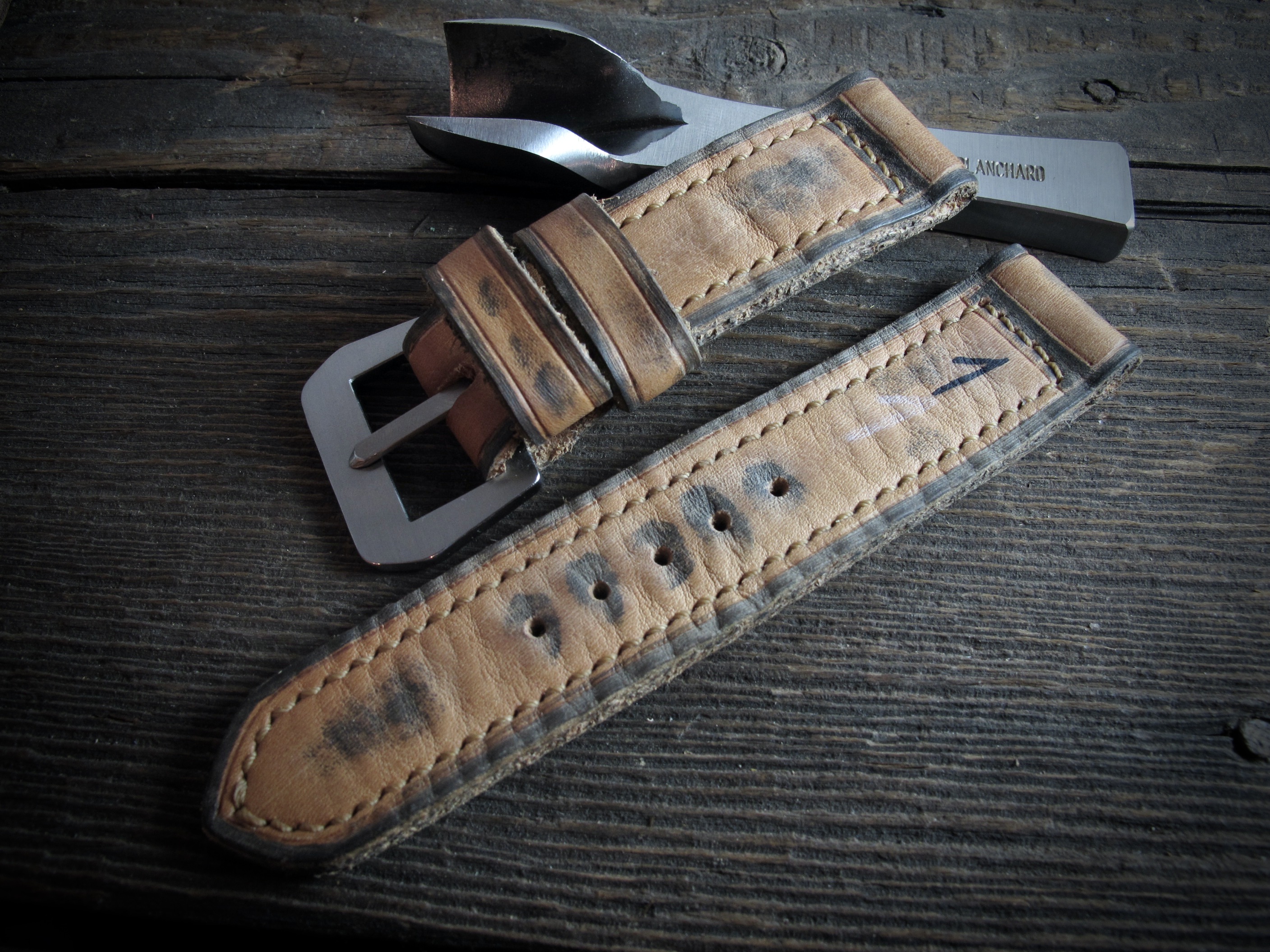 "Uno" handmade leather strap - Image 4