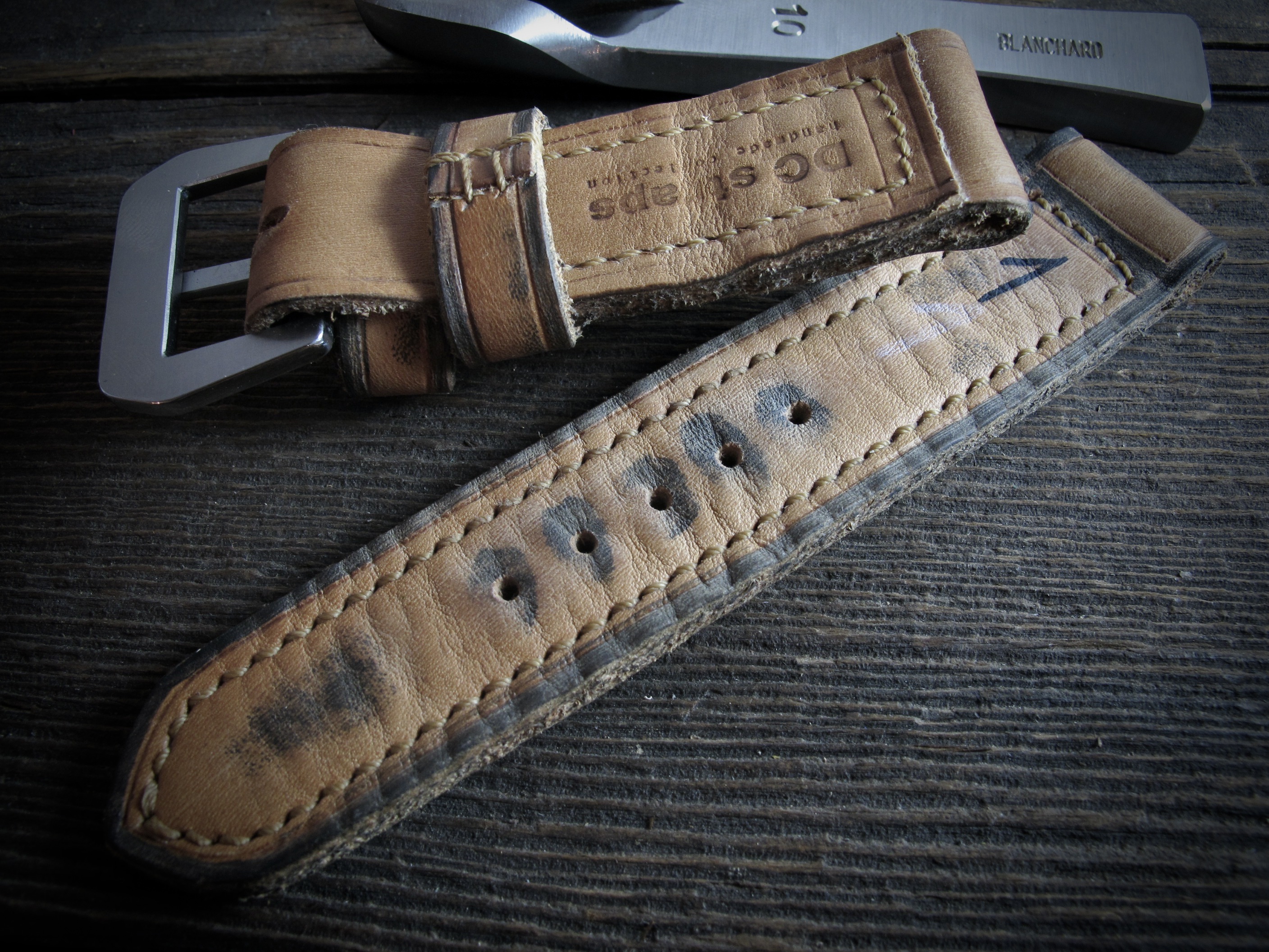 "Uno" handmade leather strap - Image 5