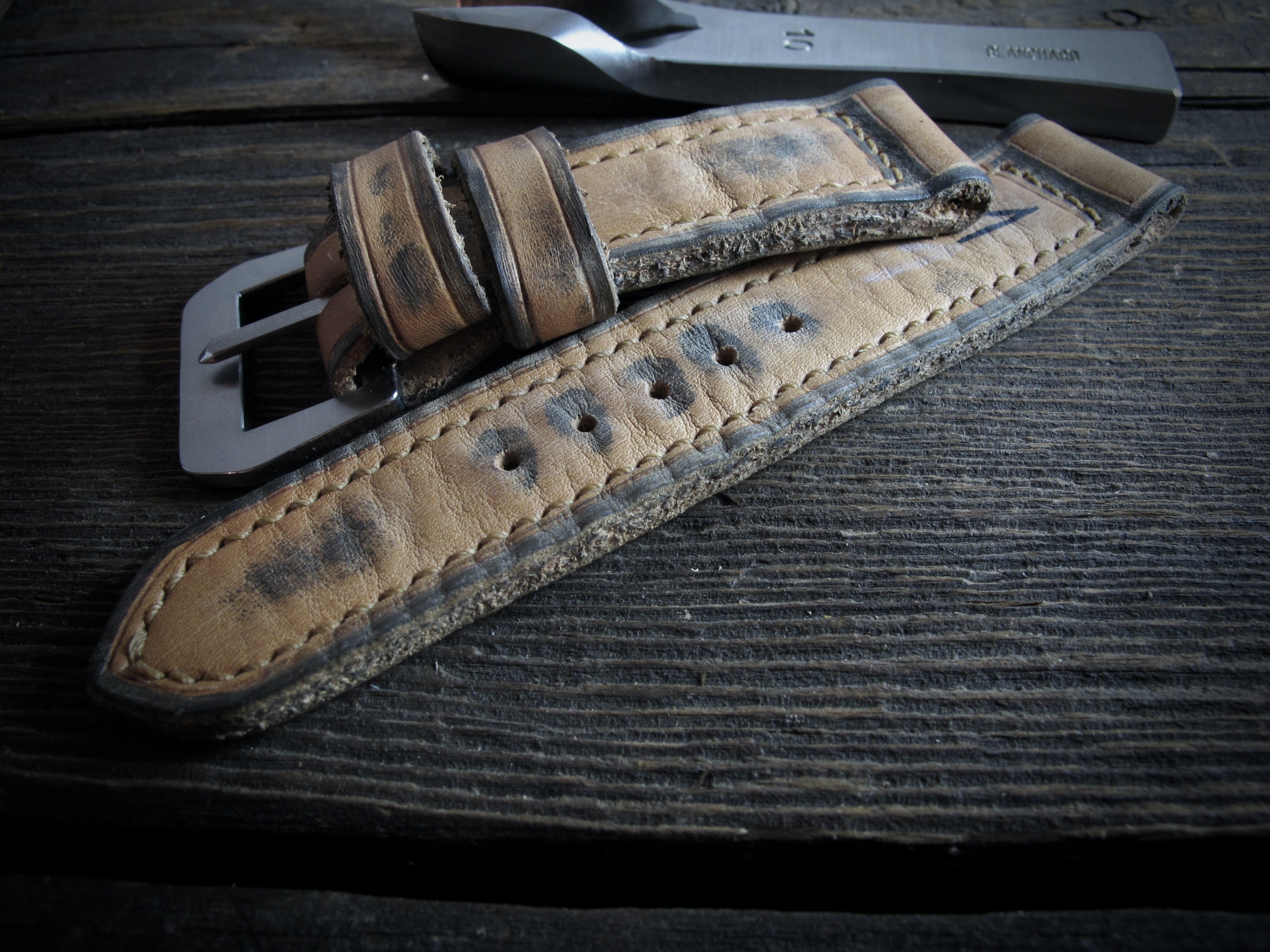 "Uno" handmade leather strap - Image 3