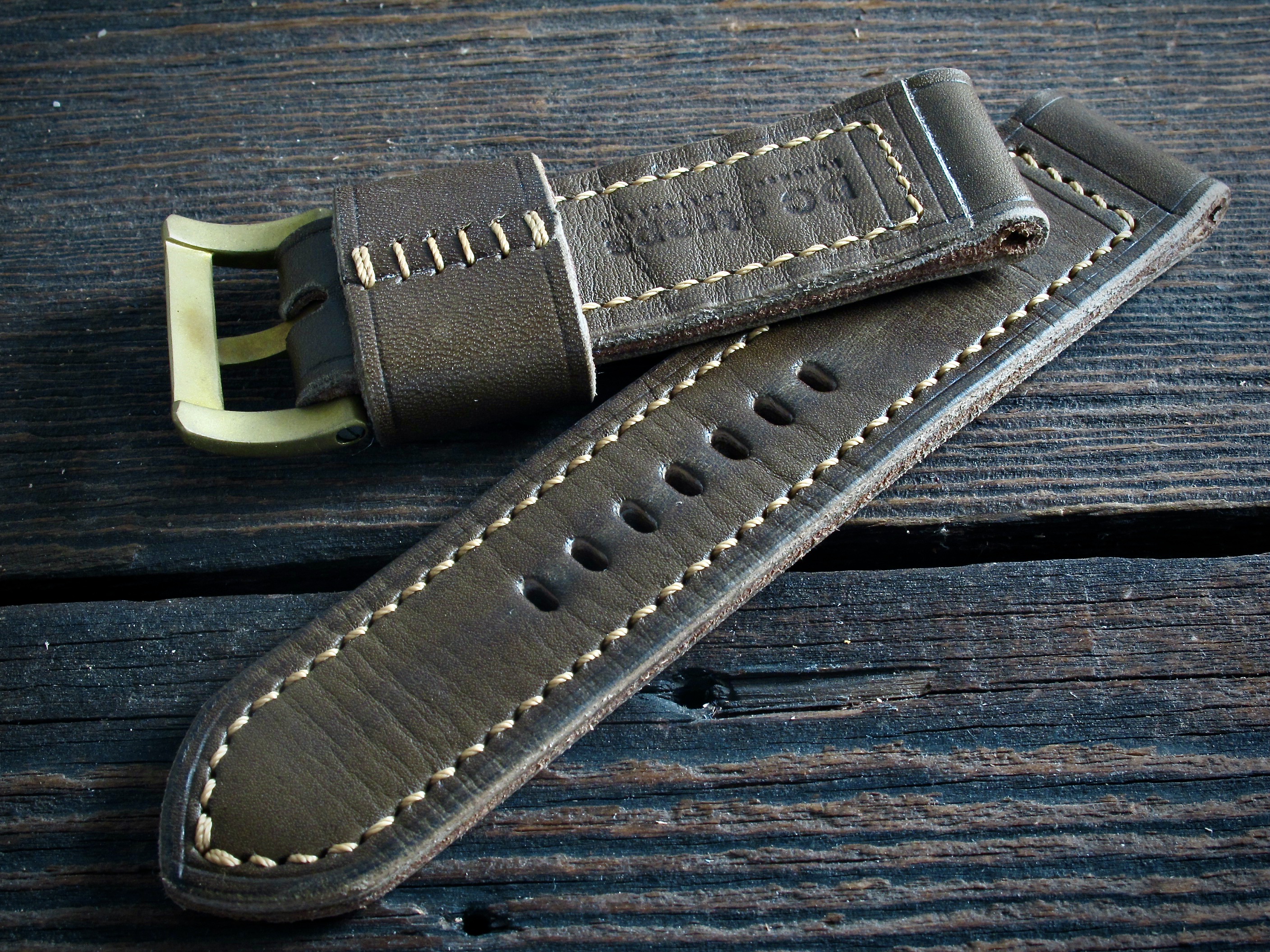 "T4" handmade leather strap - Image 5
