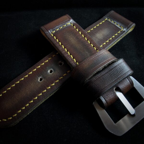 "Flottiglia X" handmade leather strap