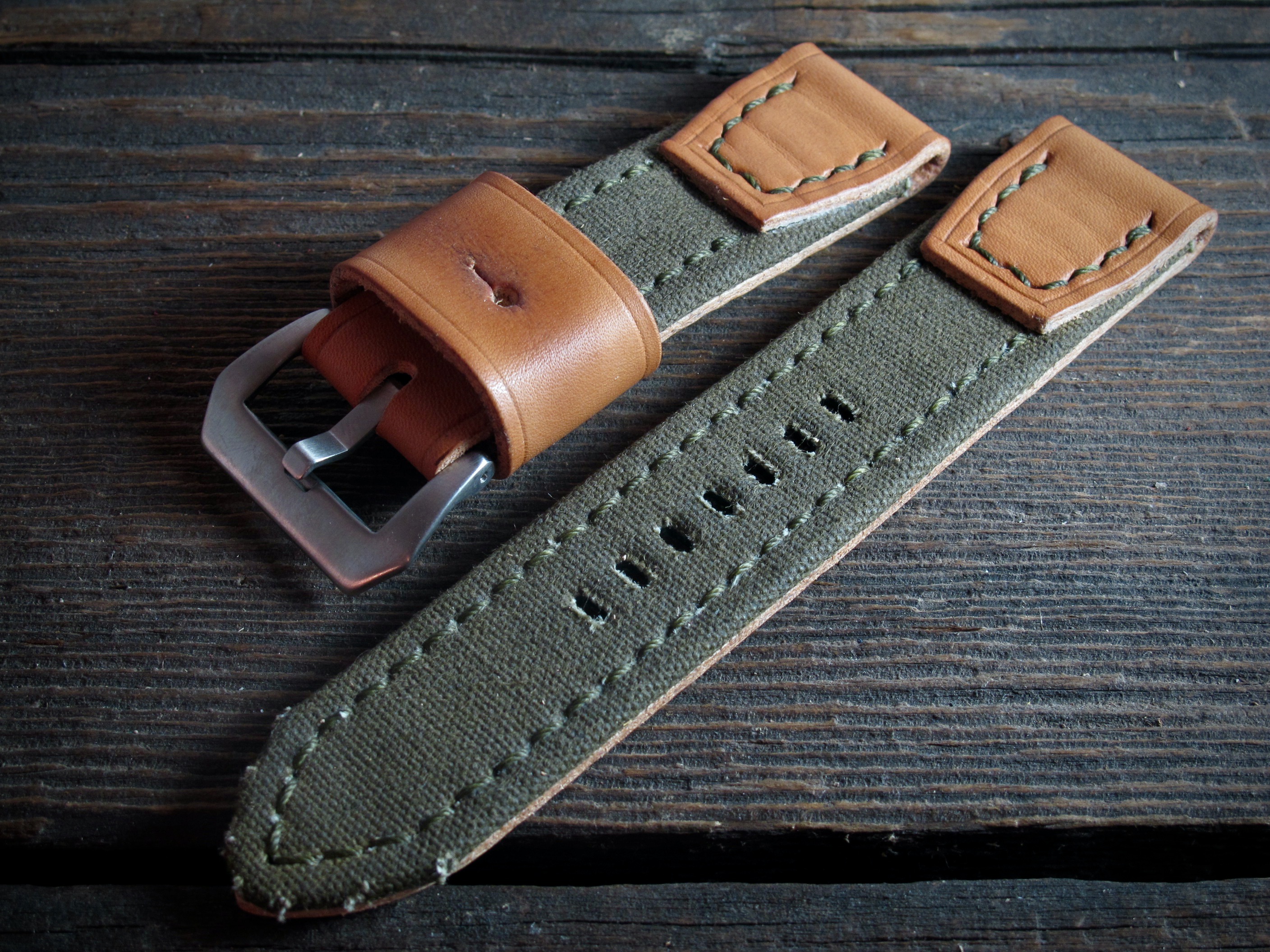 "AC-01" handmade leather strap - Image 2