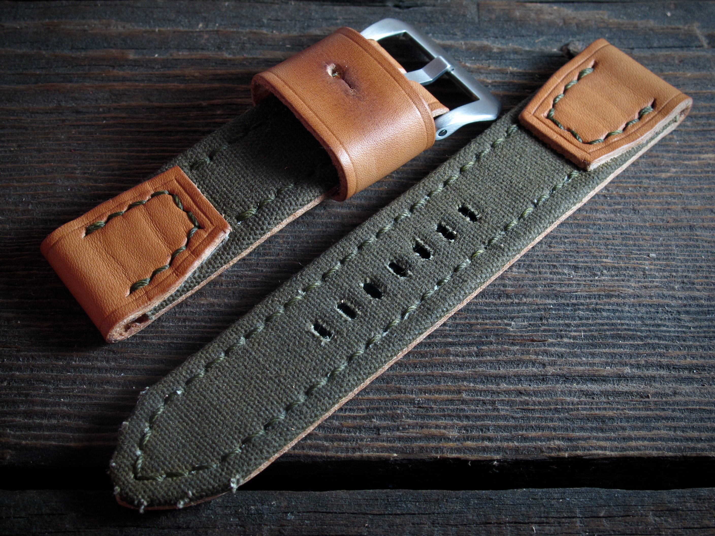 "AC-01" handmade leather strap - Image 3