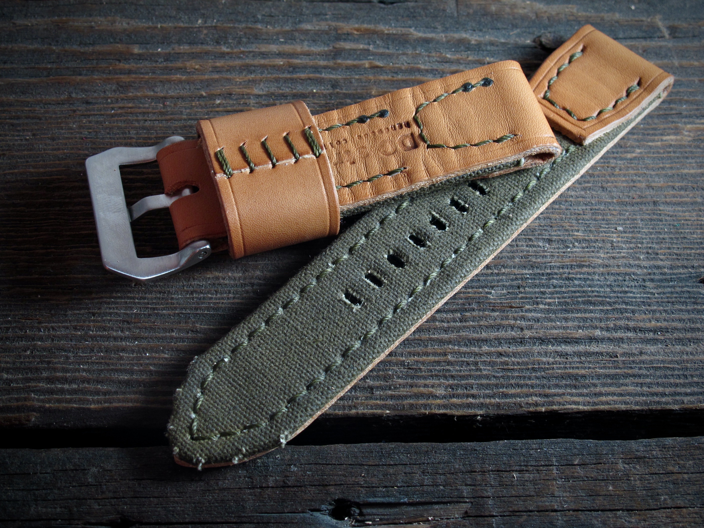 "AC-01" handmade leather strap - Image 5