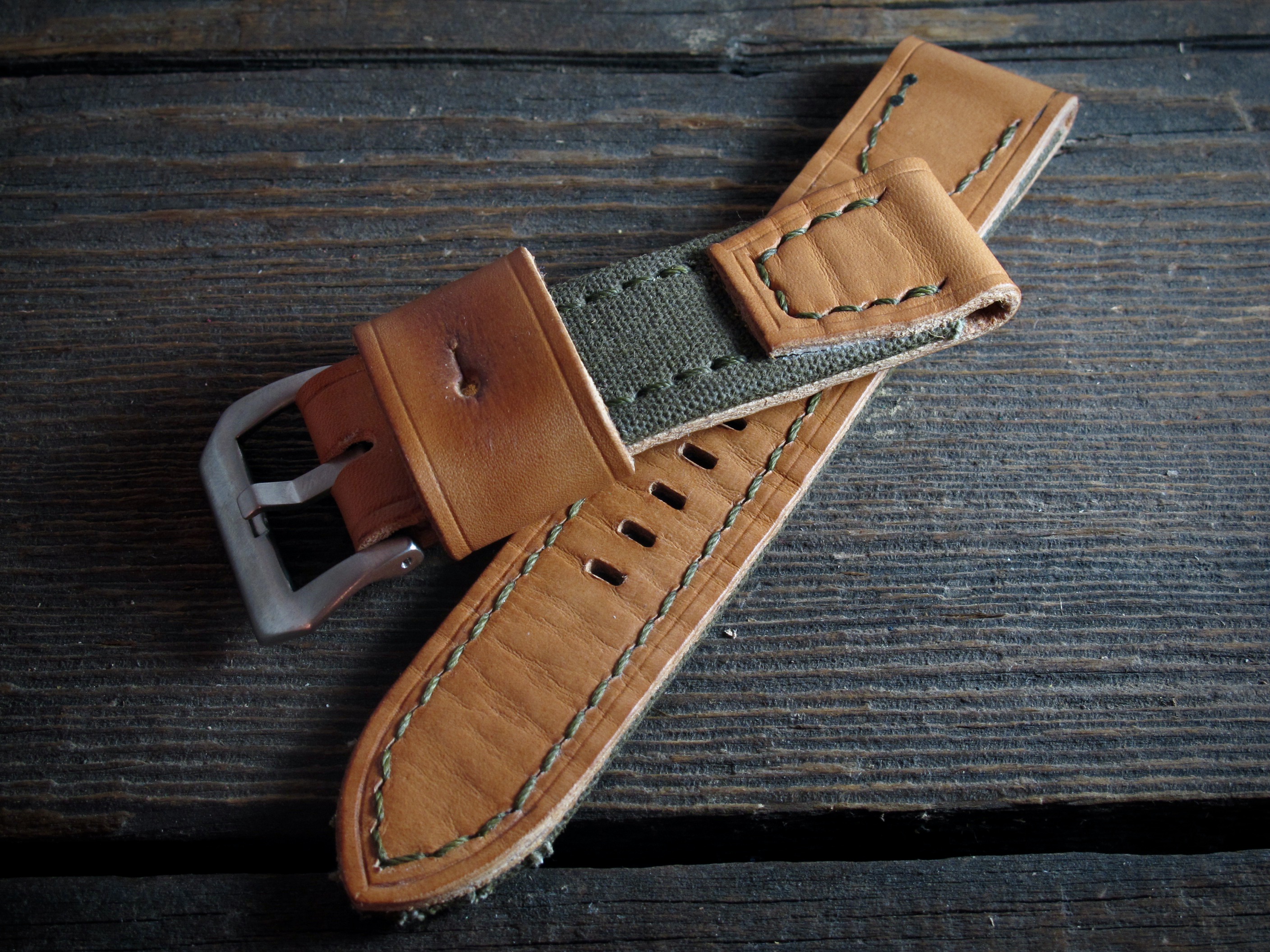 "AC-01" handmade leather strap - Image 4