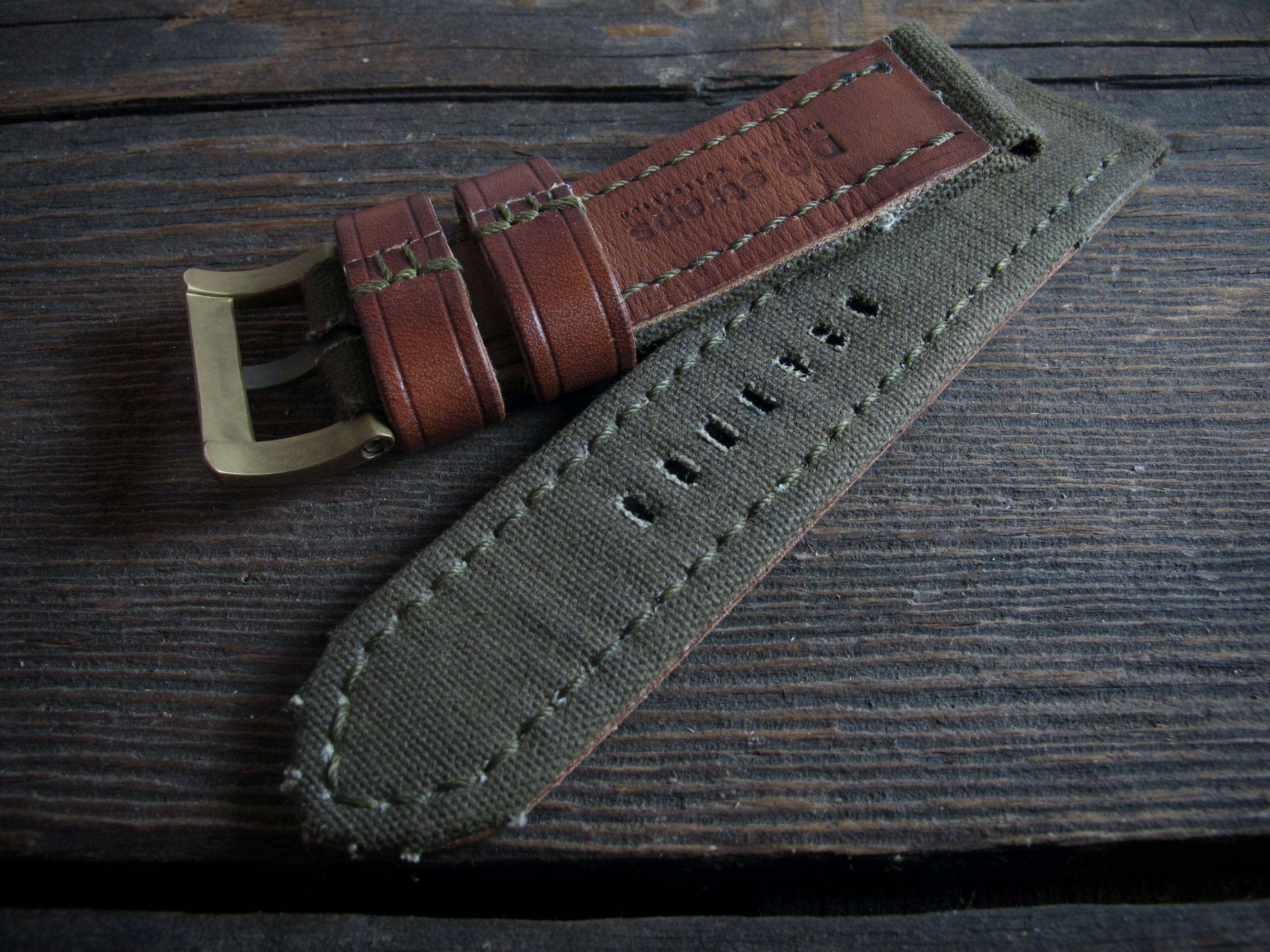 "AC-02" handmade leather strap - Image 5