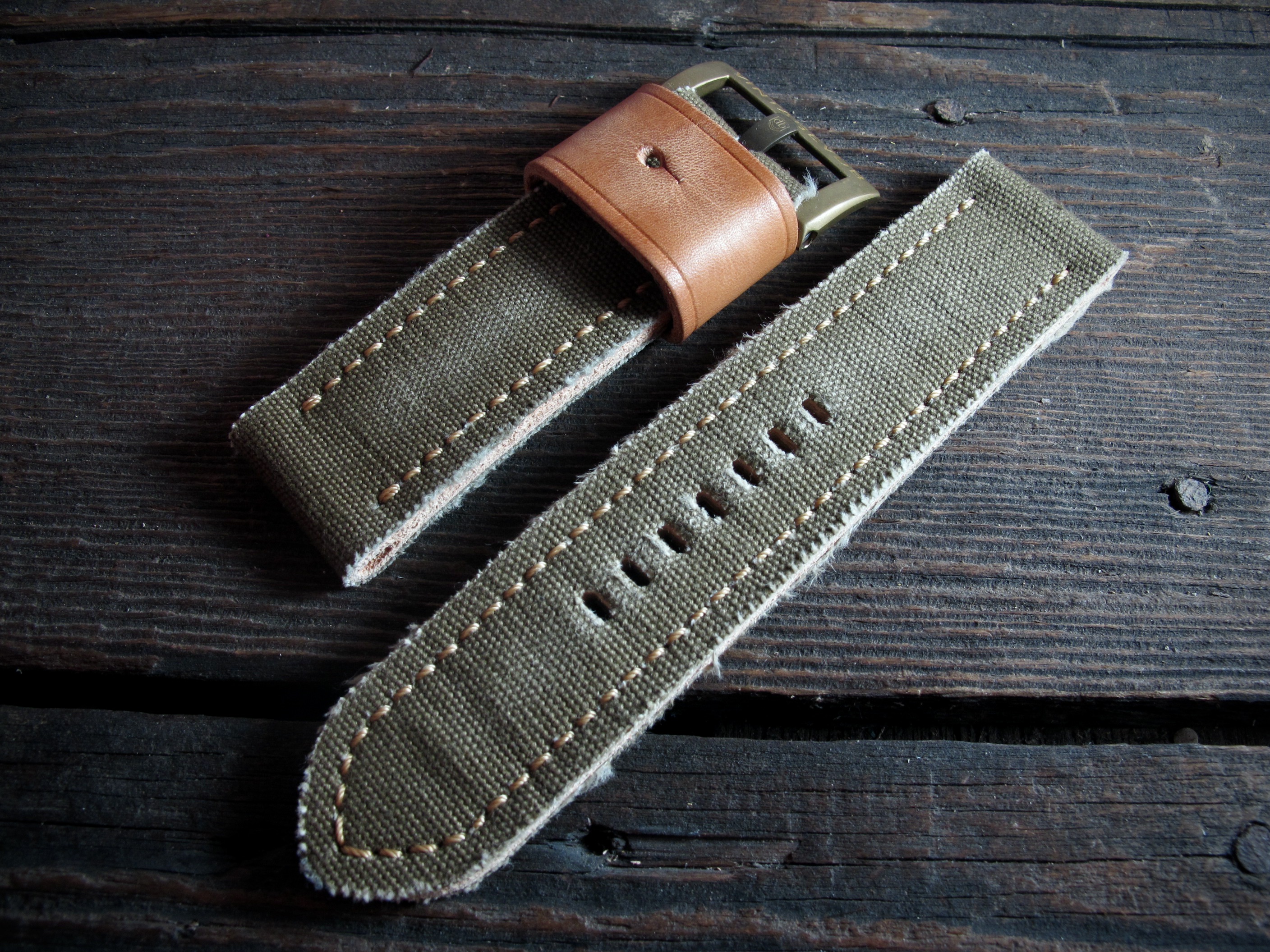 "AC-03" handmade leather strap - Image 2