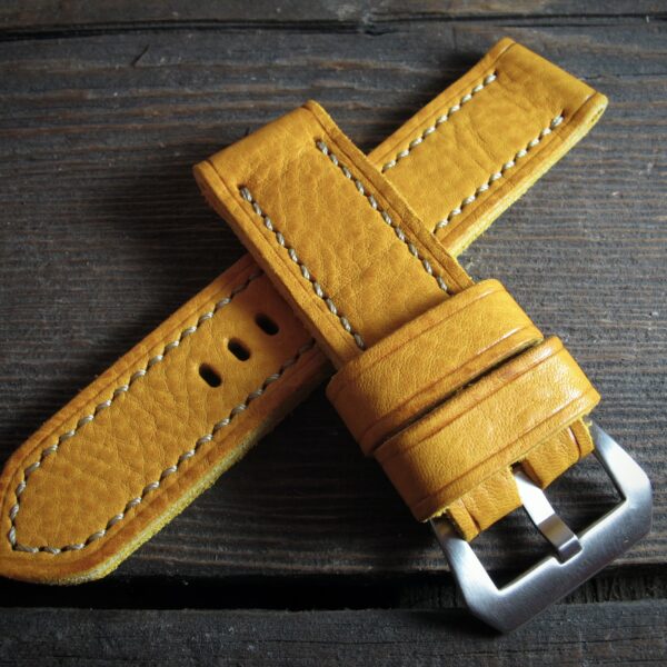 "Solis" handmade leather strap