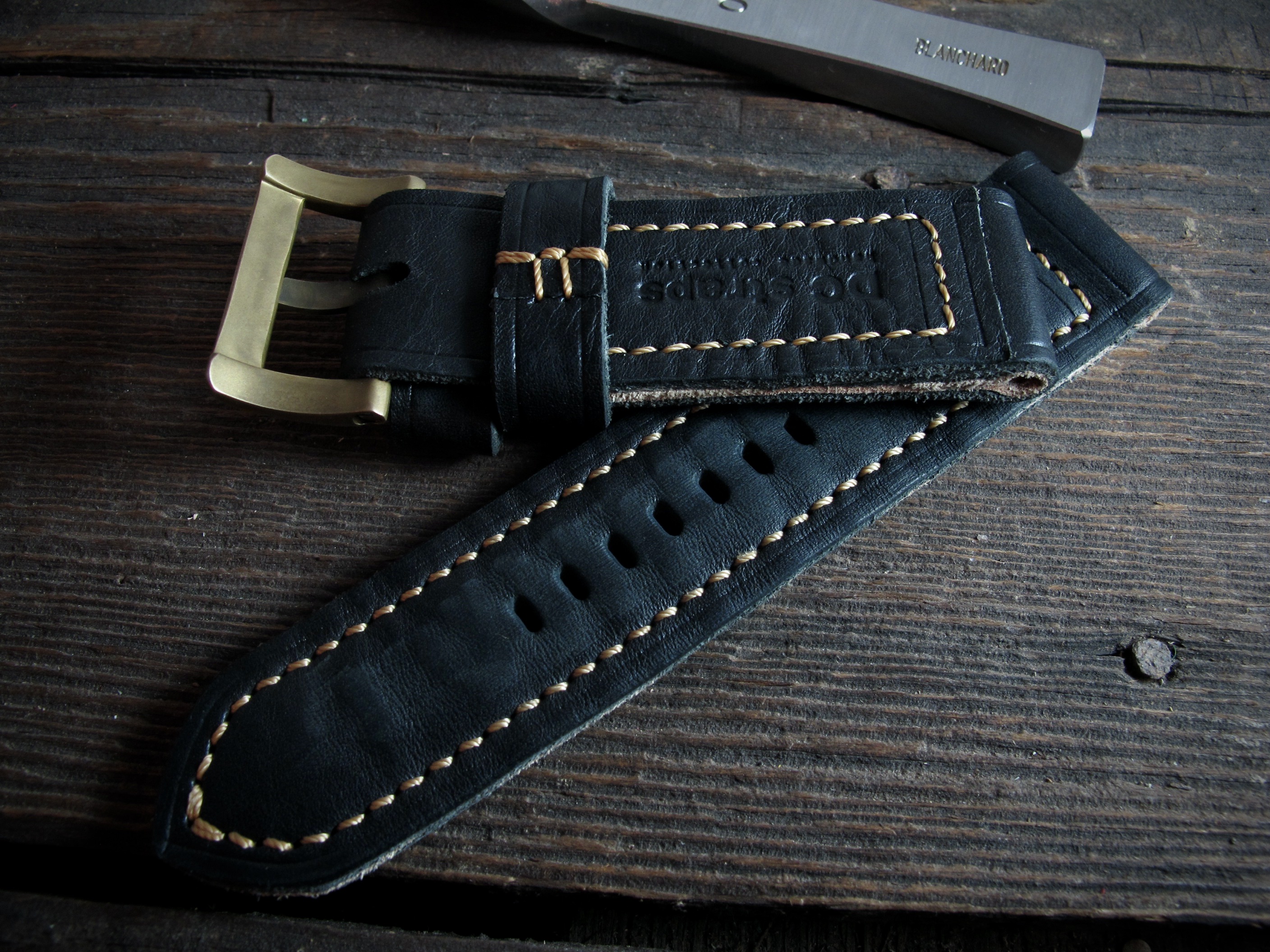 "Nero X" handmade leather strap - Image 6