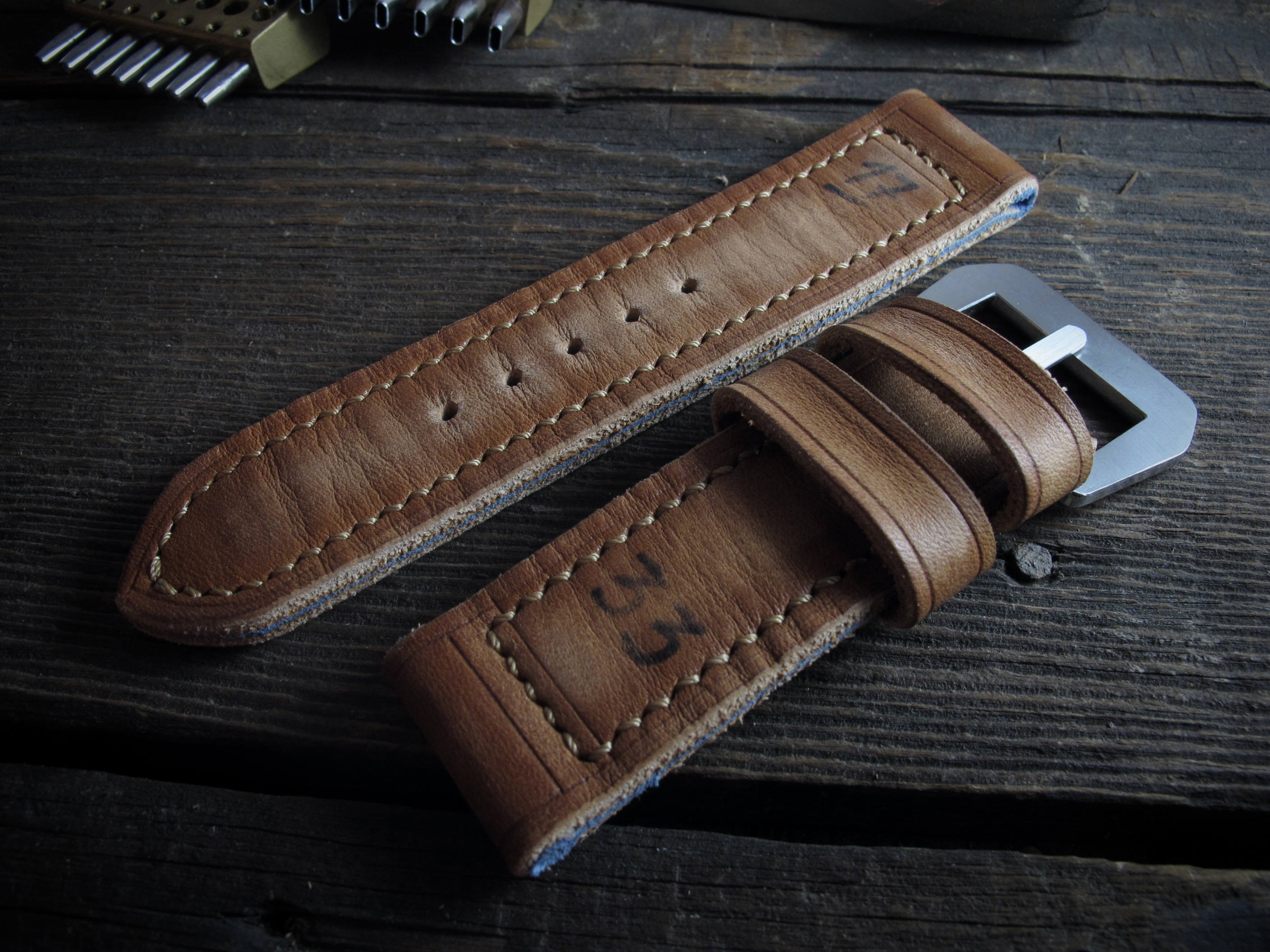 "Historica S" handmade leather strap - Image 5