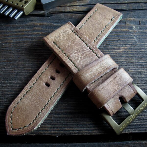 "NN26" Handmade Nubuck Leather Strap