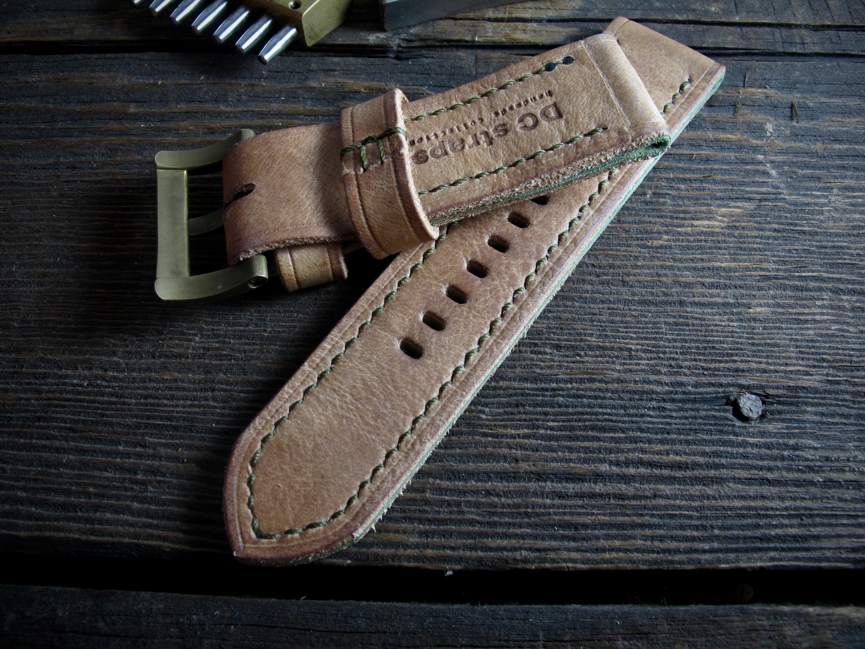 "NN26" Handmade Nubuck Leather Strap - Image 4